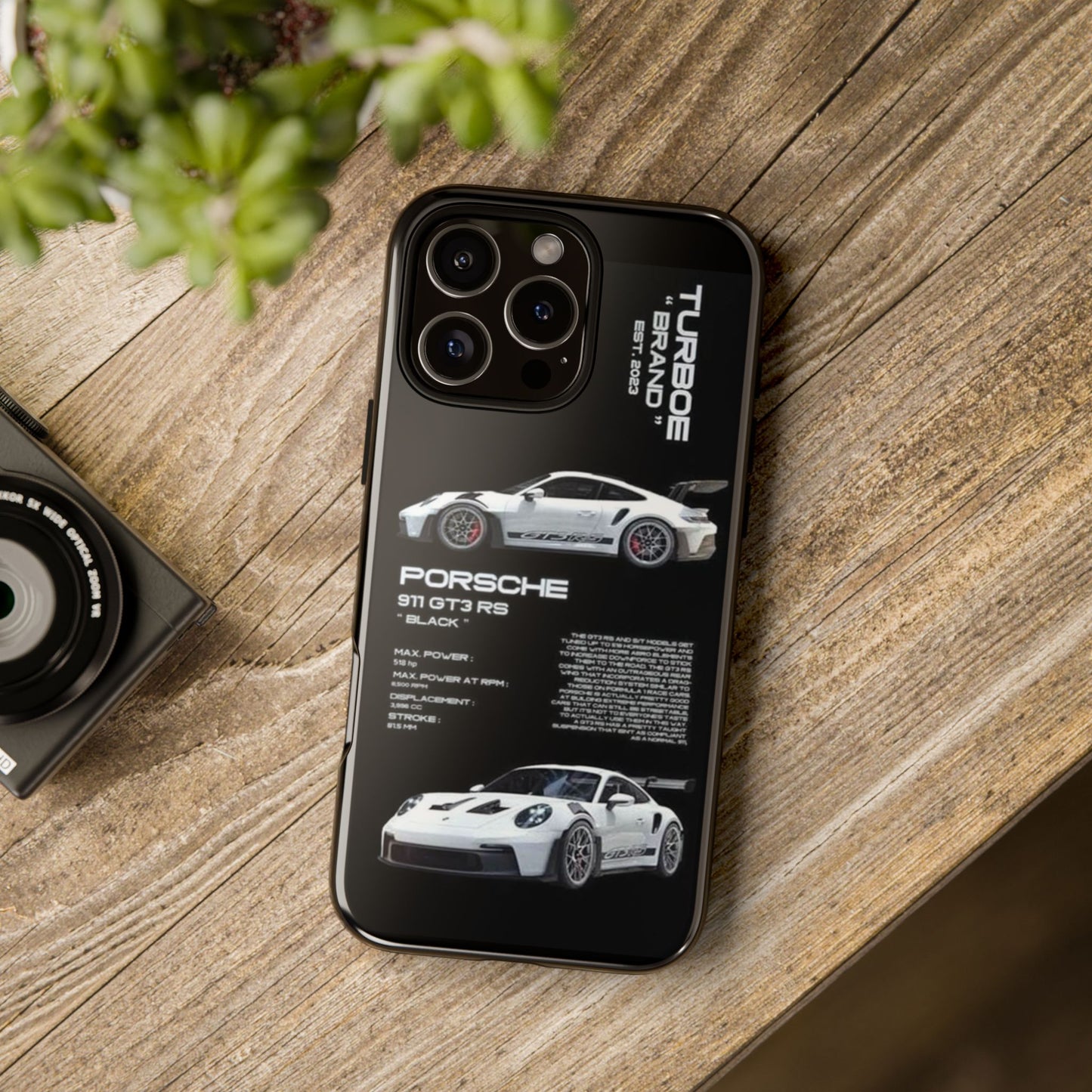Porsche Phone Case, Tough Car Case, Automotive Gift, Racing Enthusiast Accessory, Stylish Smartphone Protection