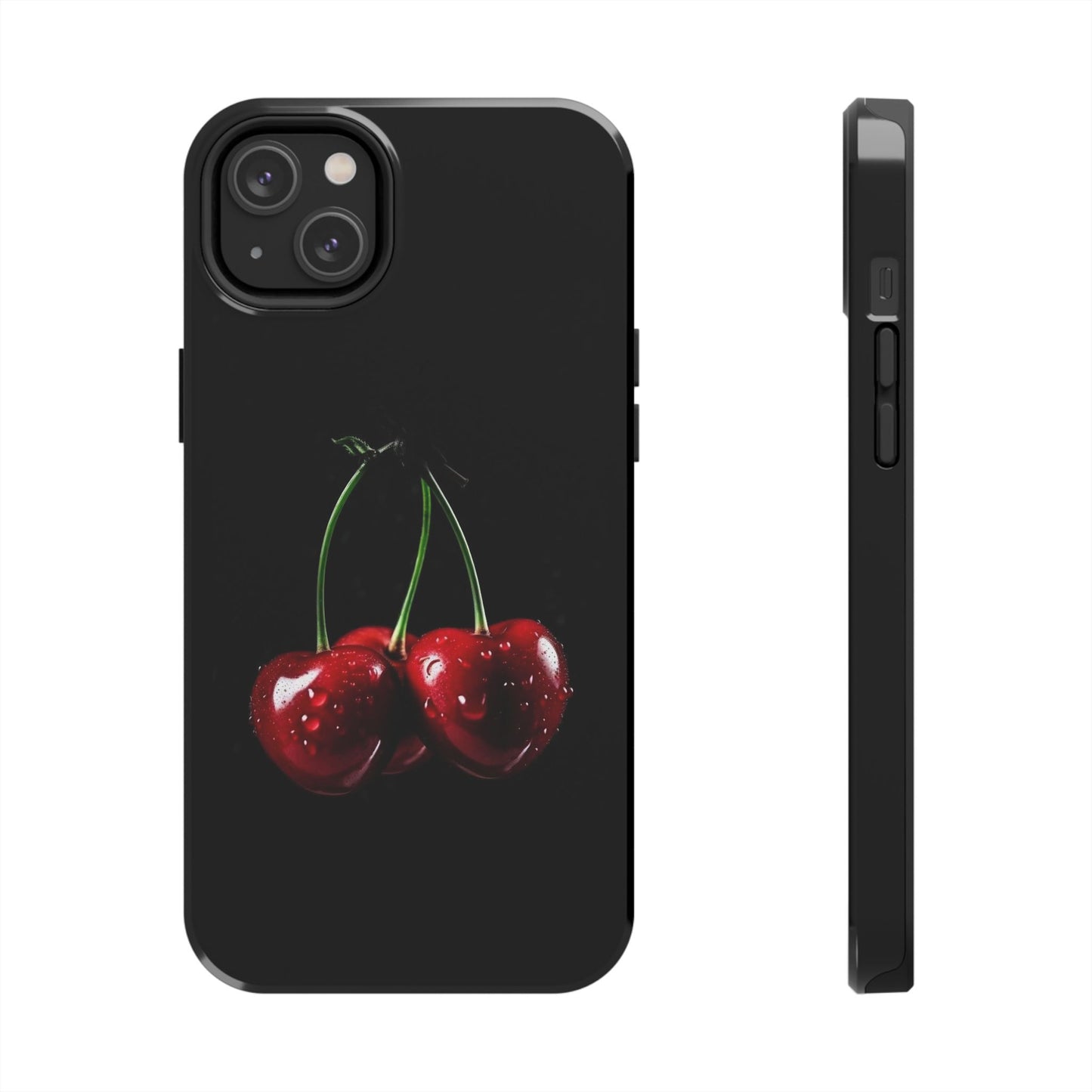 Cherry Splash Tough Phone Case - Durable, Stylish Protection