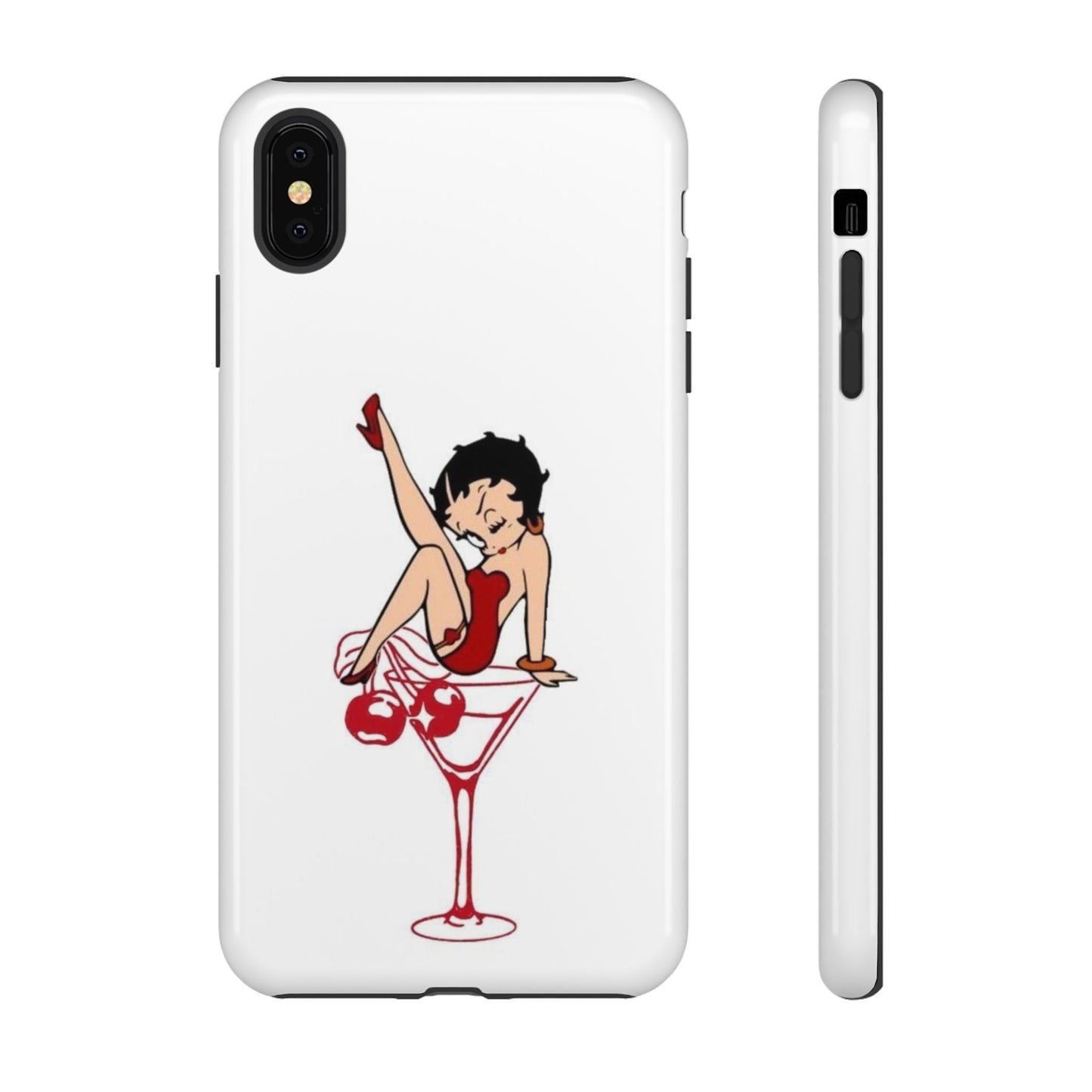 Betty Boop Martini Phone Case - Stylish Tough Cases for Fun Lovers