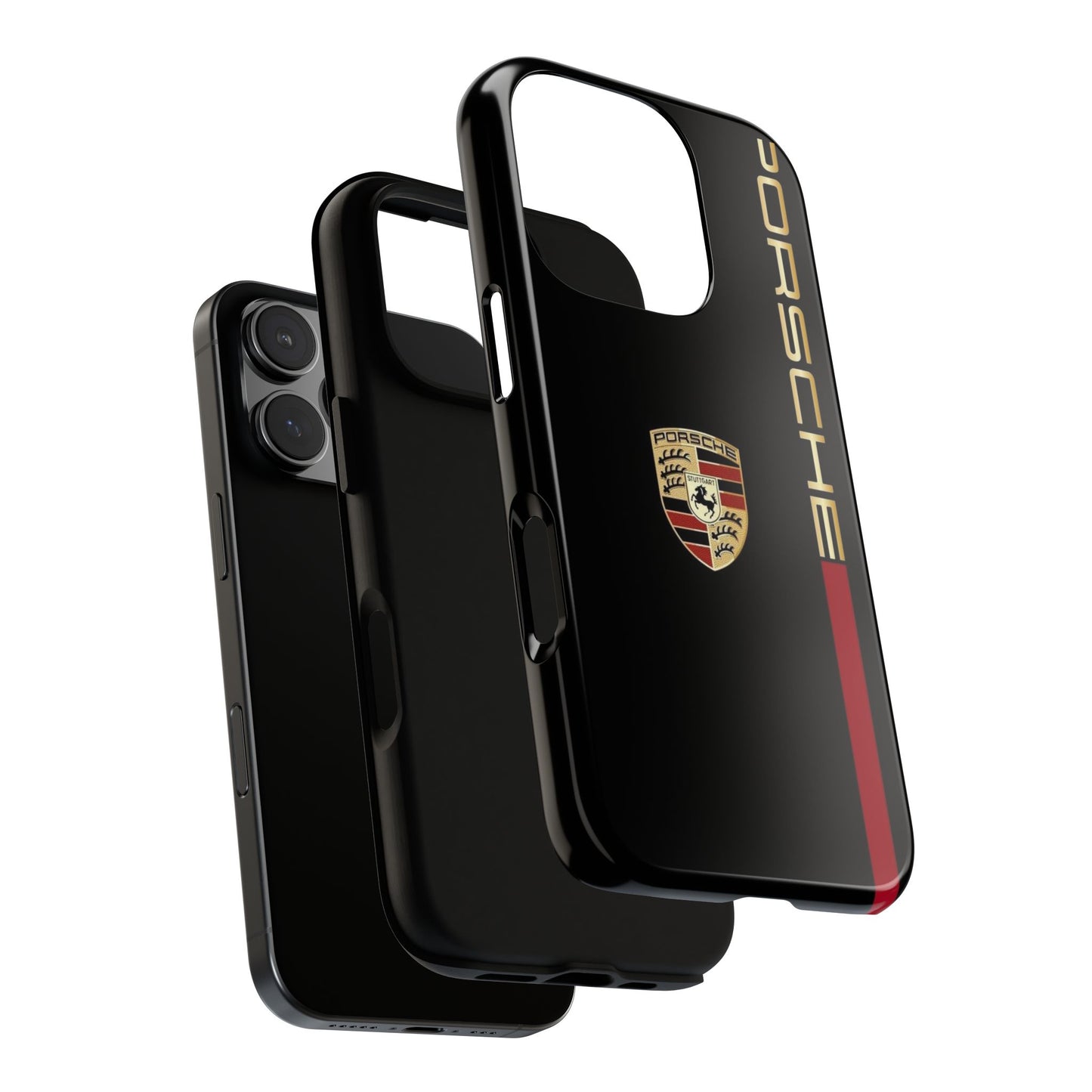 Porsche Tough Phone Case, Durable Car Lover Accessory, Protective Cover, Gift for Auto Enthusiasts, Racing Themed Phone Accessory