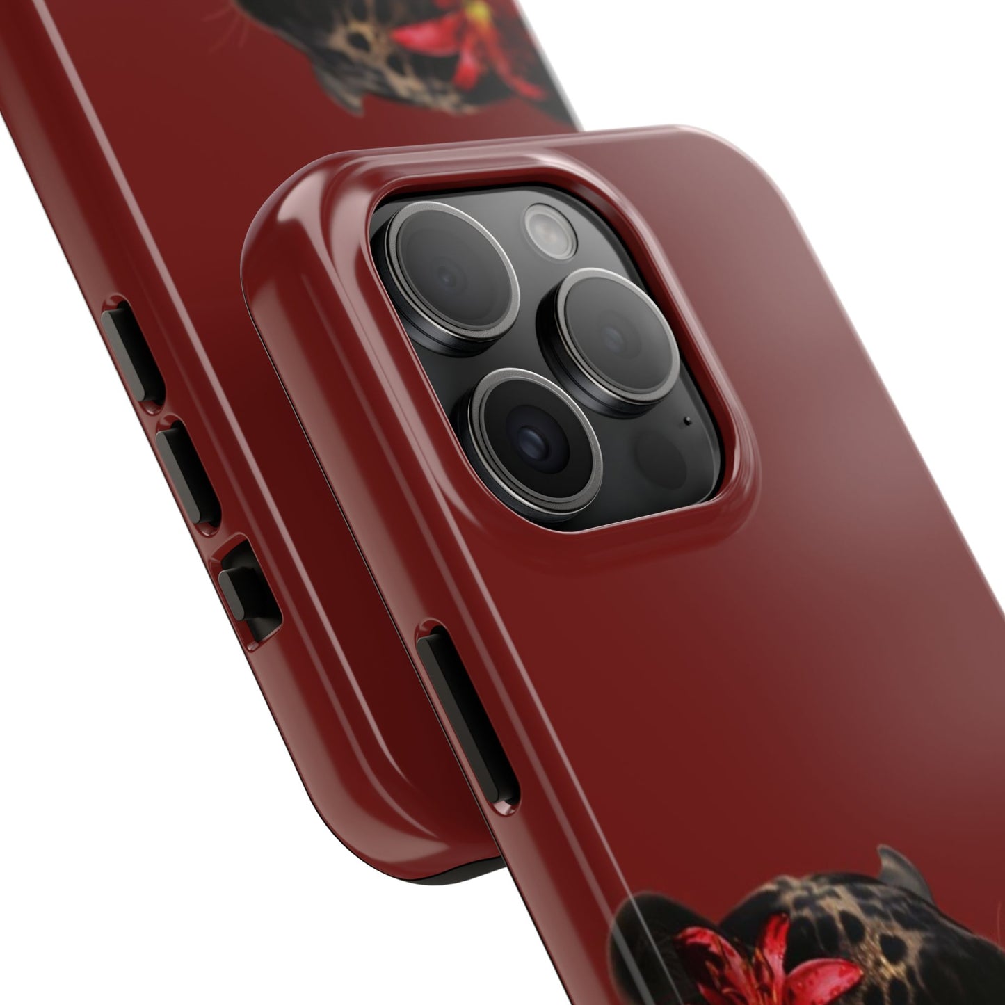 Wild Elegance Tough Phone Case with Panther Design