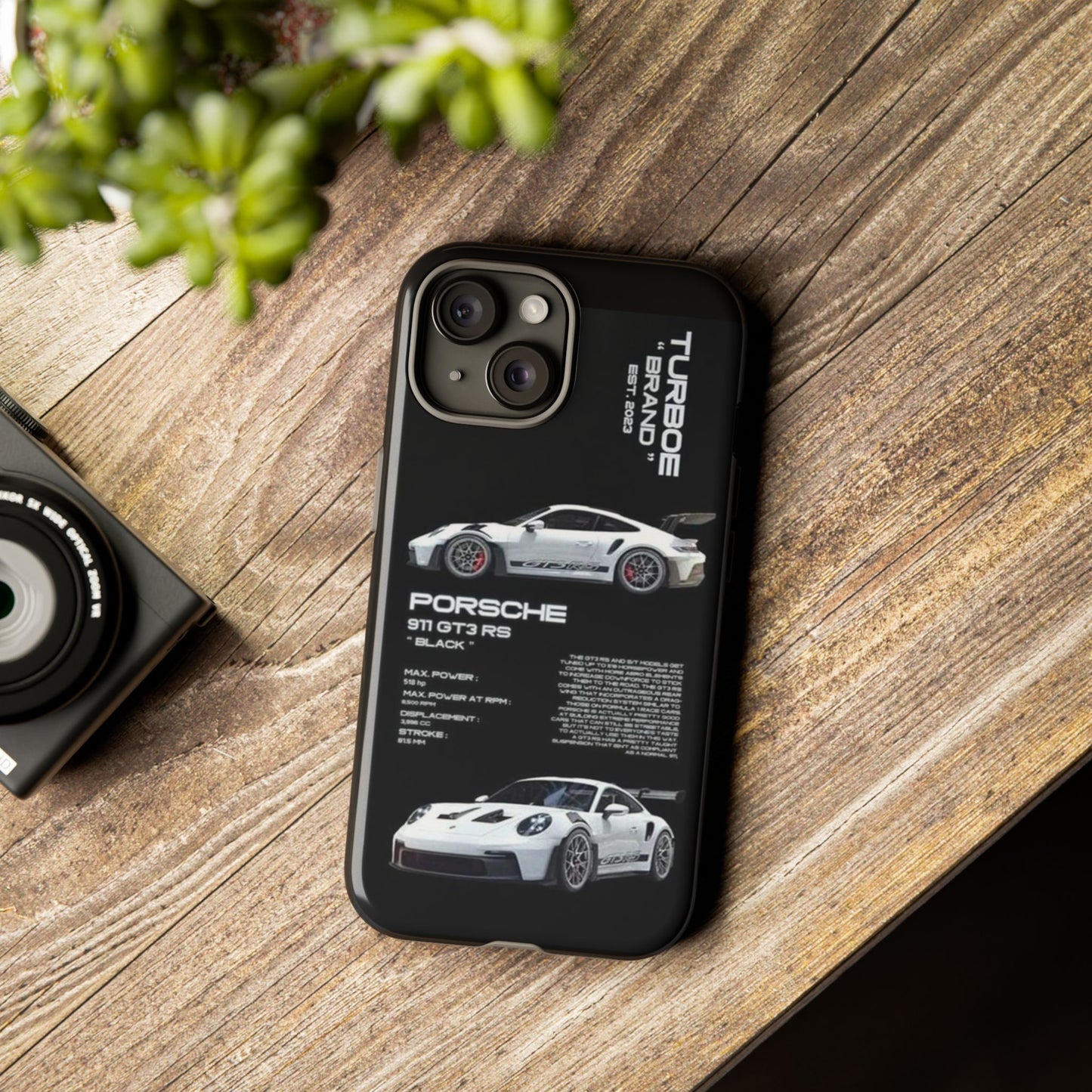 Porsche Phone Case, Tough Car Case, Automotive Gift, Racing Enthusiast Accessory, Stylish Smartphone Protection