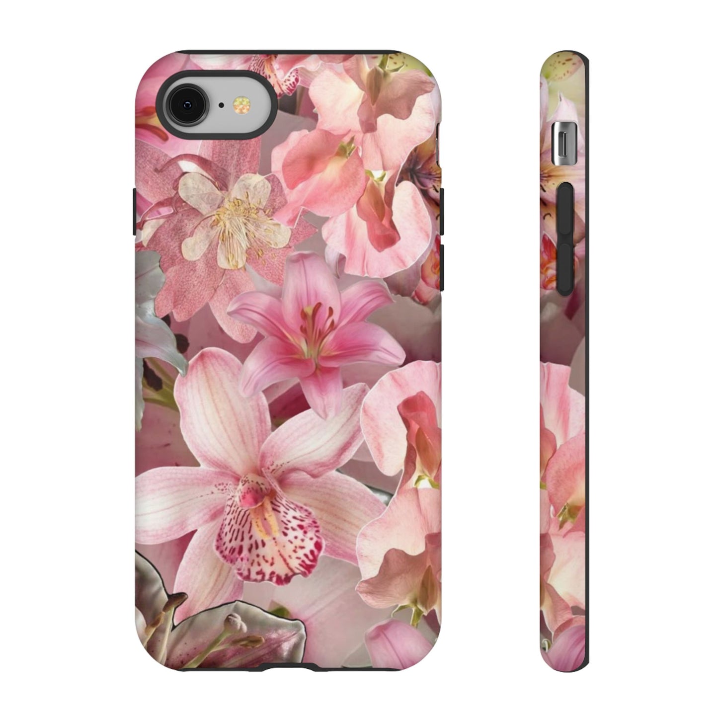 Phone Case - Matte & Glossy Tough Case Lily Flowers