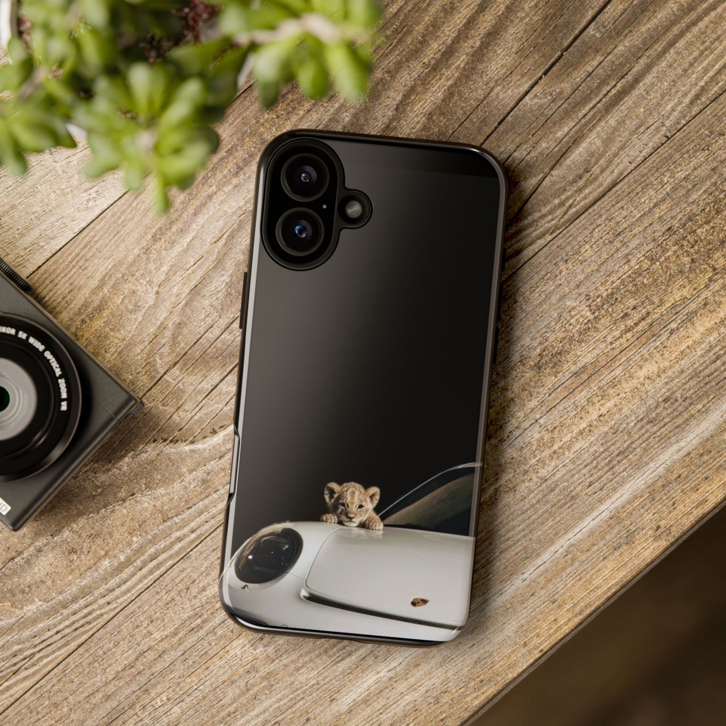 Wildlife-Inspired Phone Case with Lion Cub, Perfect Gift for Animal Lovers, Unique Phone Accessory for Car Enthusiasts, Stylish [...]