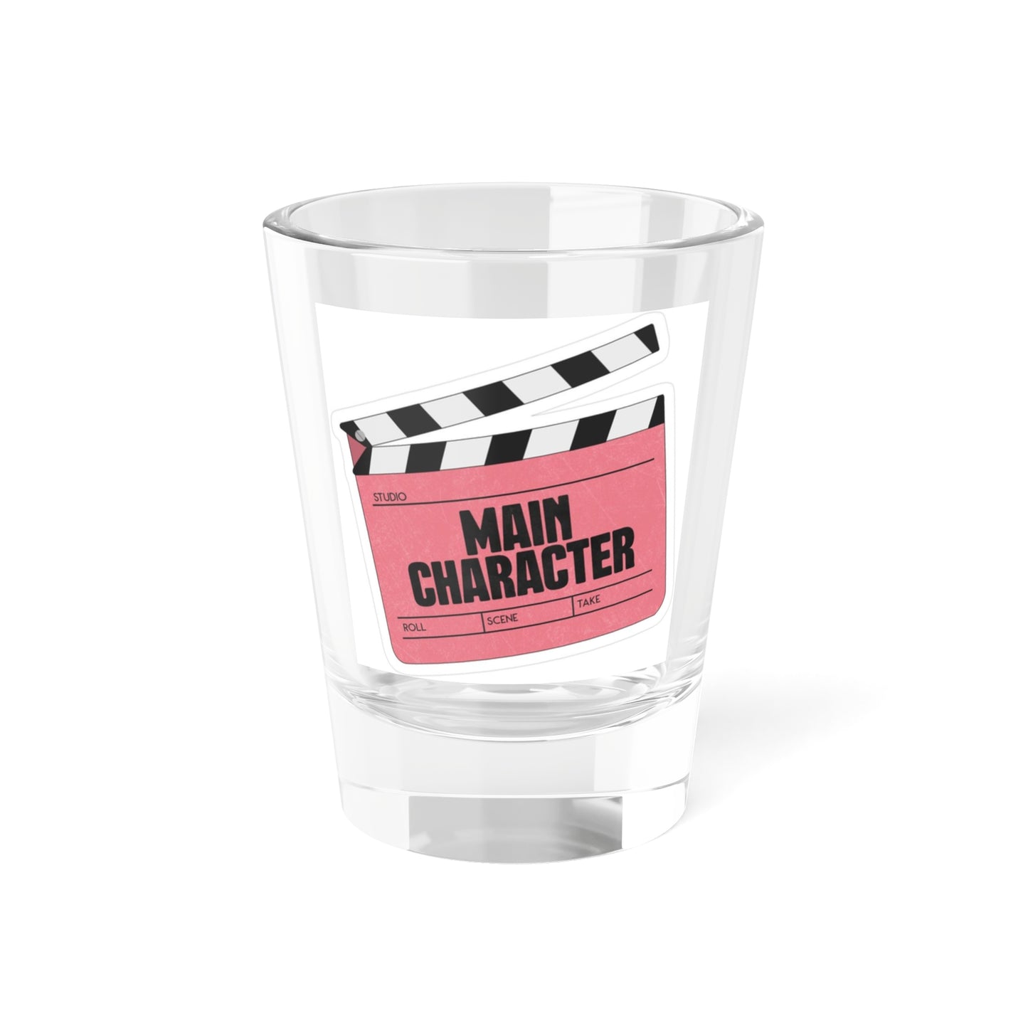 Main Character Shot Glass - Fun Movie Party Décor, Gifts for Film Lovers, Personalized Barware, Celebrations, Unique Drinkware