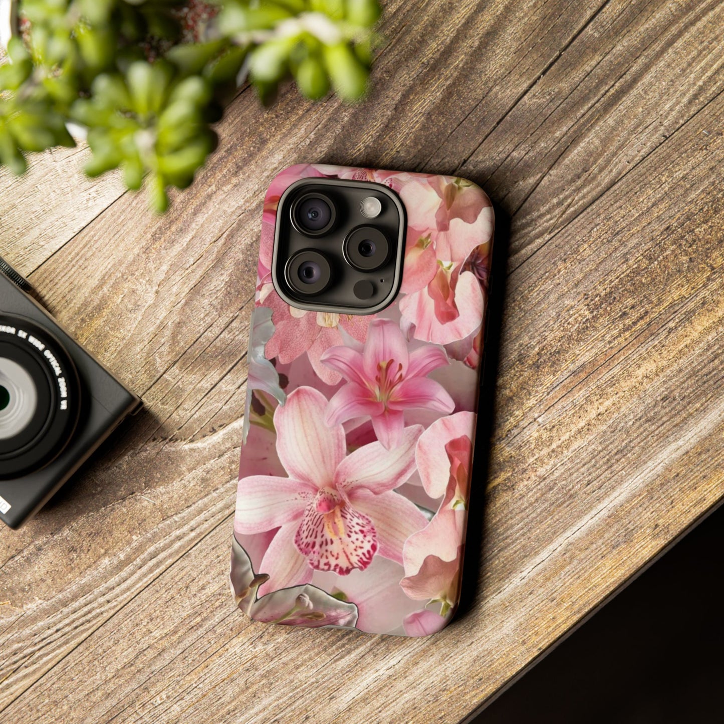 Phone Case - Matte & Glossy Tough Case Lily Flowers
