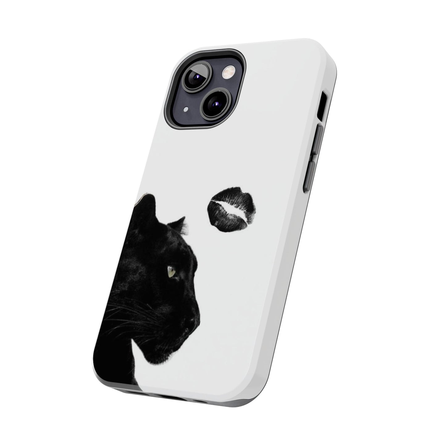 Elegant Panther Design Tough Phone Case - Stylish Protection for Animal Lovers