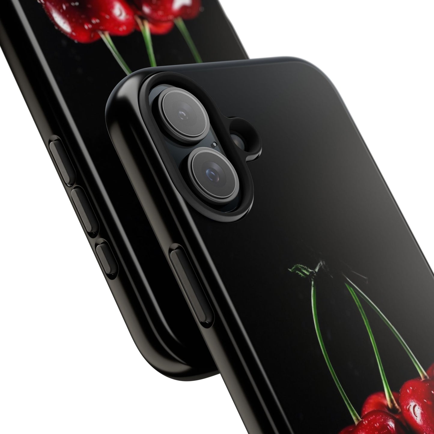 Cherry Splash Tough Phone Case - Durable, Stylish Protection