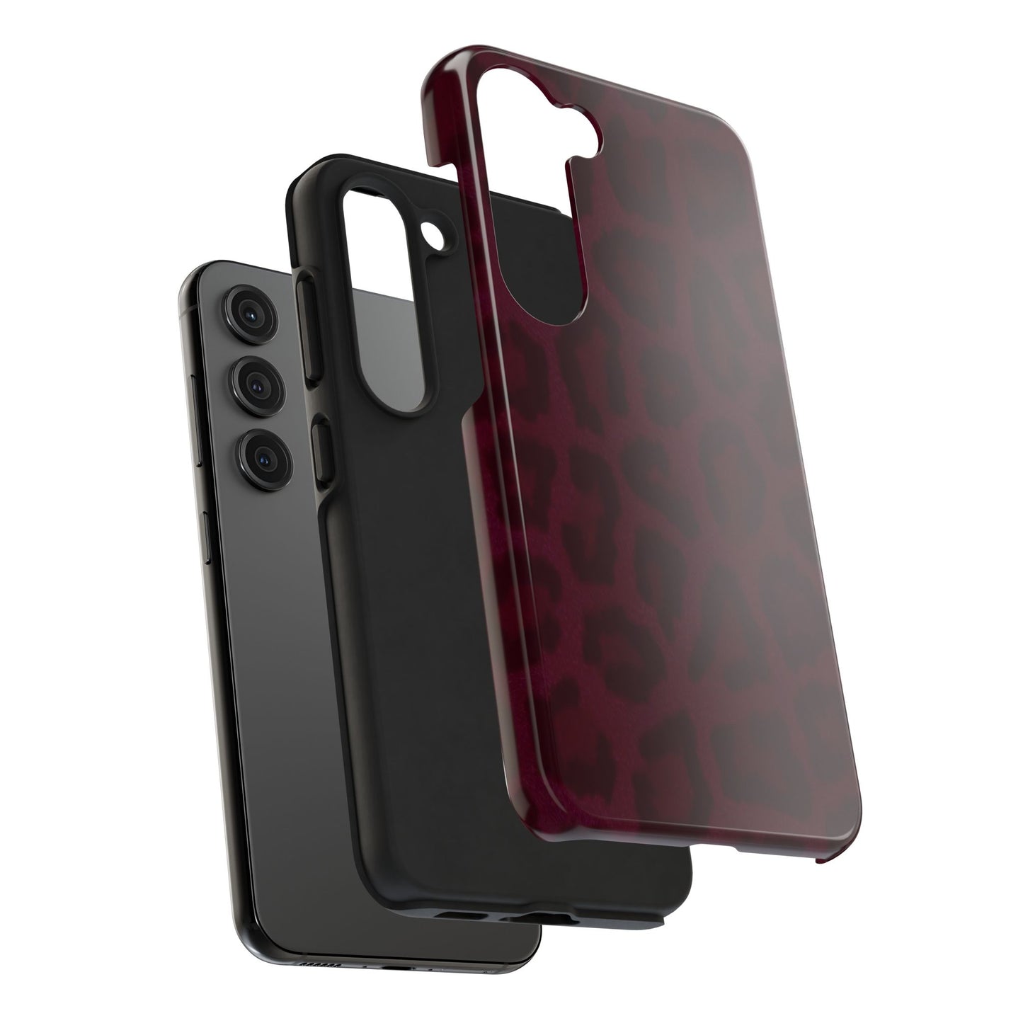 Chic Leopard Print Tough Phone Cases - Stylish Protection for Your Device