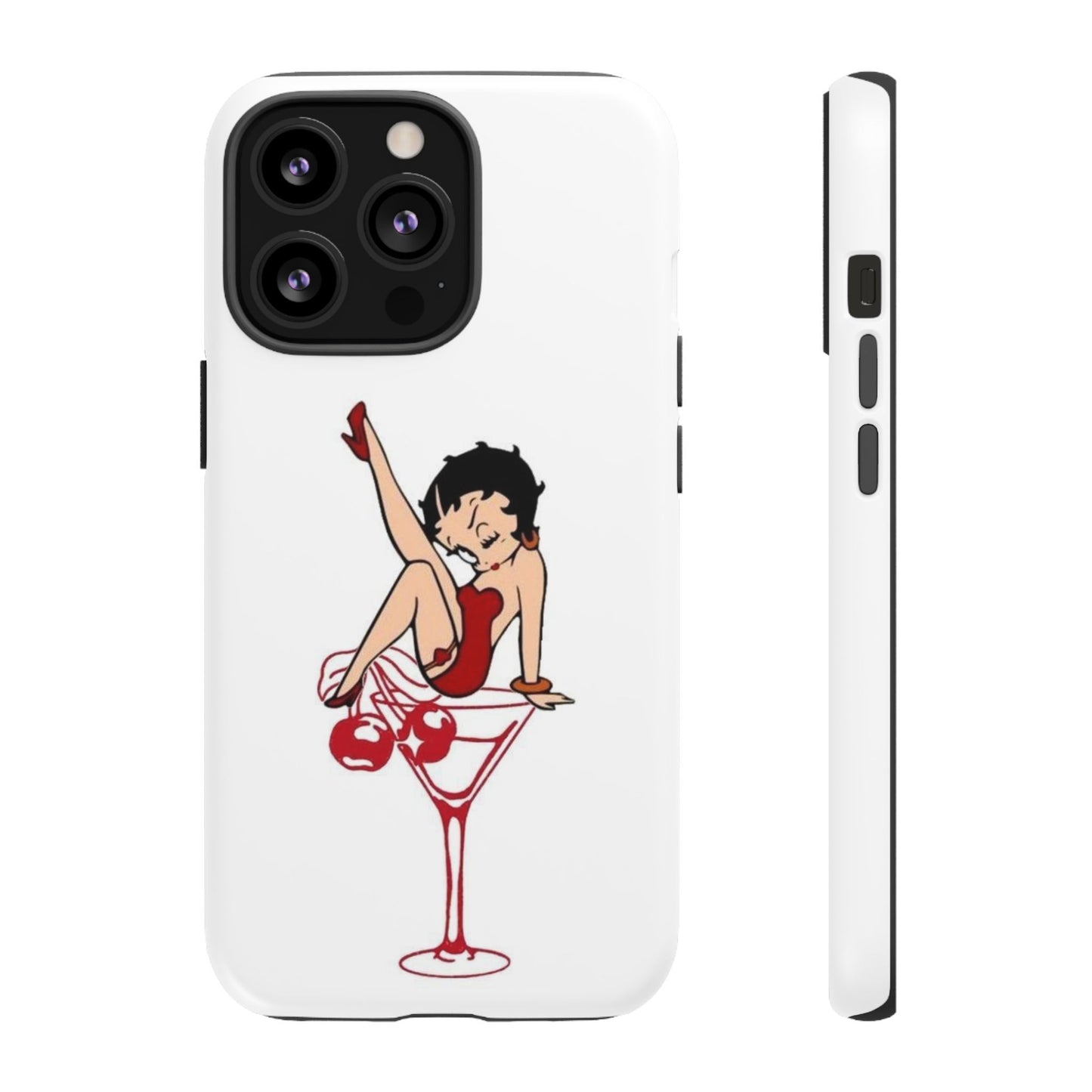 Betty Boop Martini Phone Case - Stylish Tough Cases for Fun Lovers