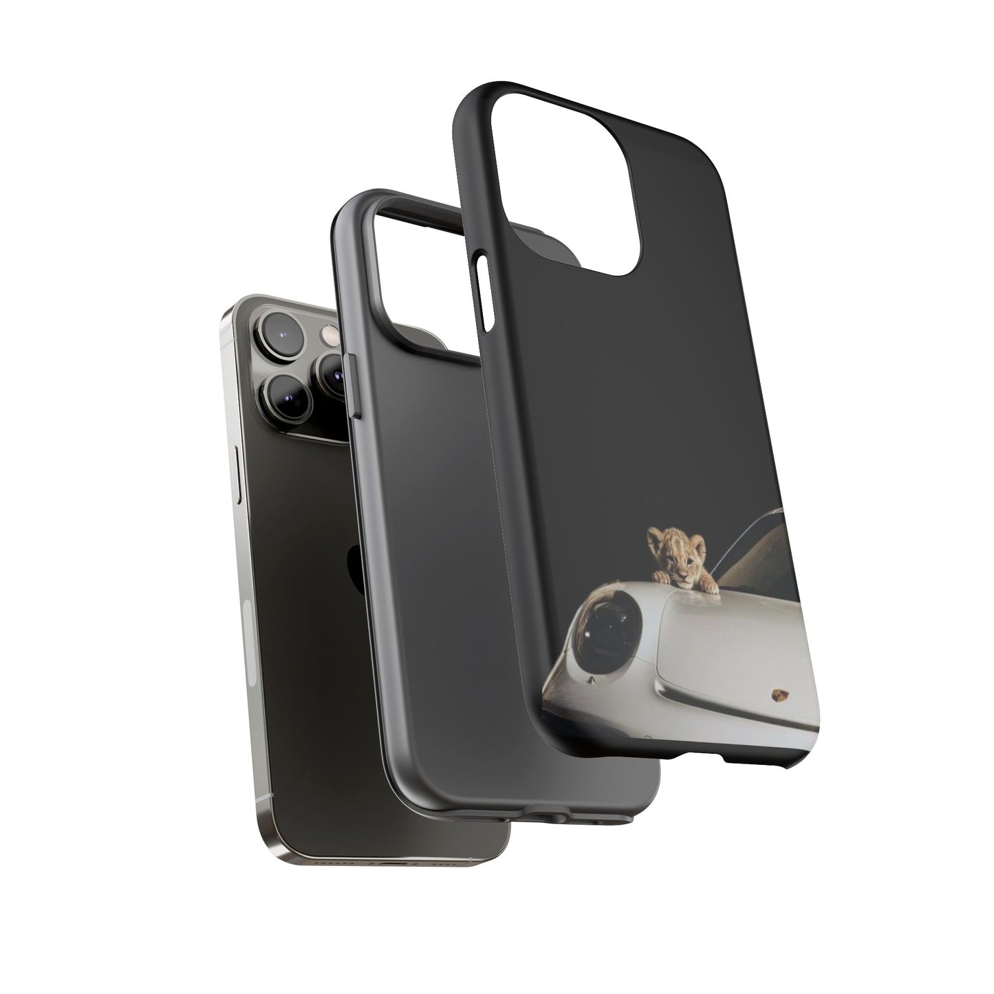 Wildlife-Inspired Phone Case with Lion Cub, Perfect Gift for Animal Lovers, Unique Phone Accessory for Car Enthusiasts, Stylish [...]