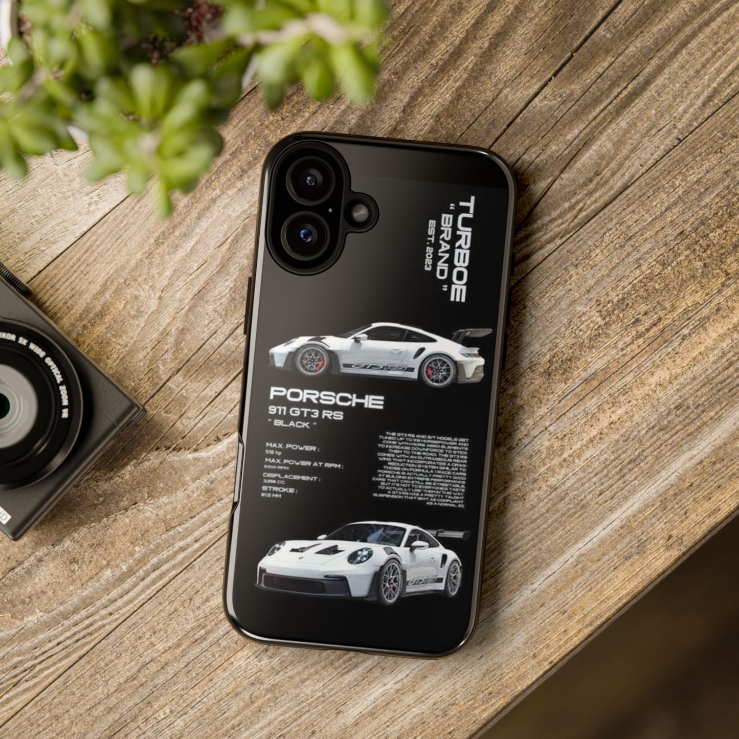 Porsche Phone Case, Tough Car Case, Automotive Gift, Racing Enthusiast Accessory, Stylish Smartphone Protection