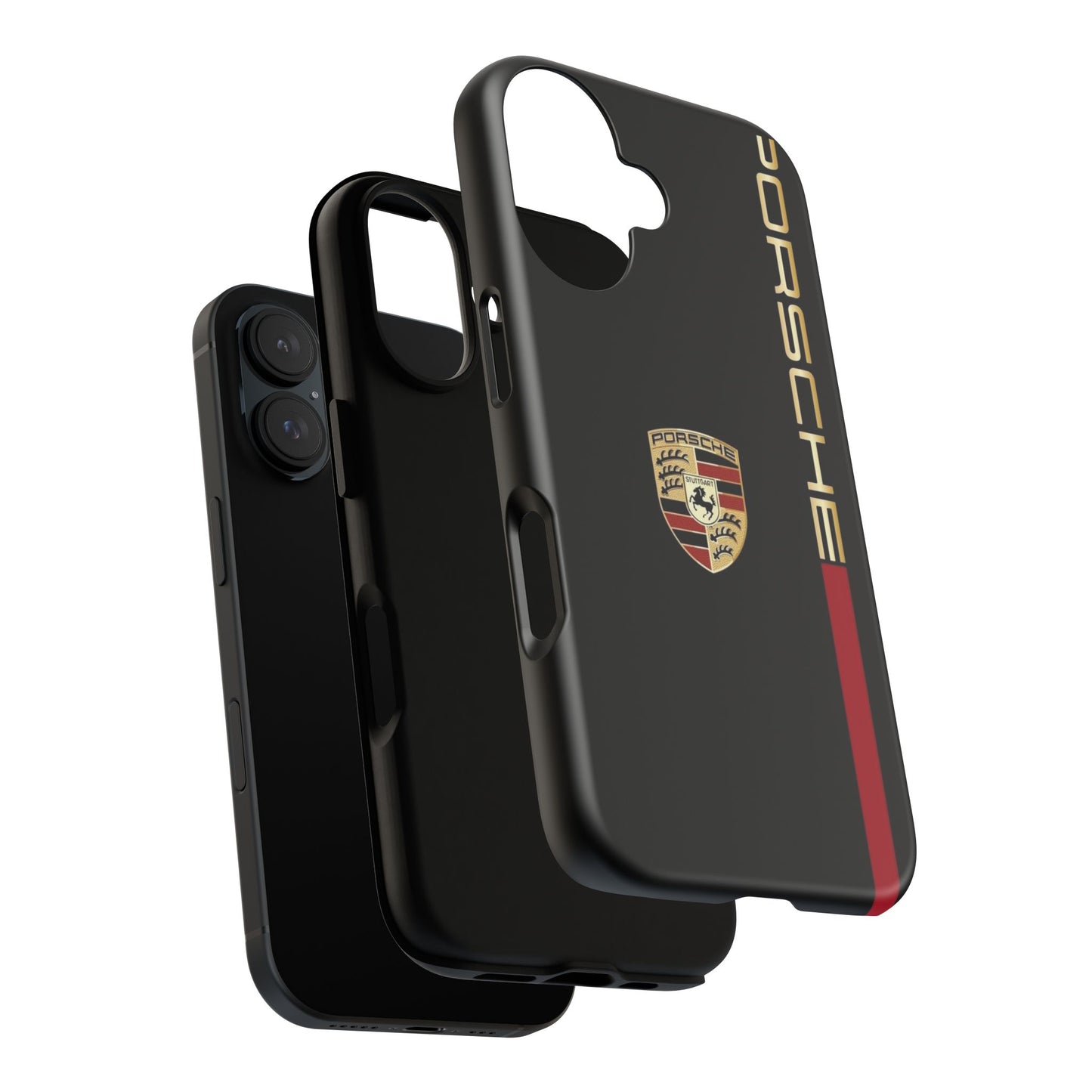 Porsche Tough Phone Case, Durable Car Lover Accessory, Protective Cover, Gift for Auto Enthusiasts, Racing Themed Phone Accessory