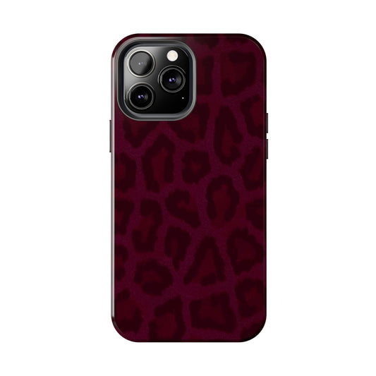 Chic Leopard Print Tough Phone Cases - Stylish Protection for Your Device