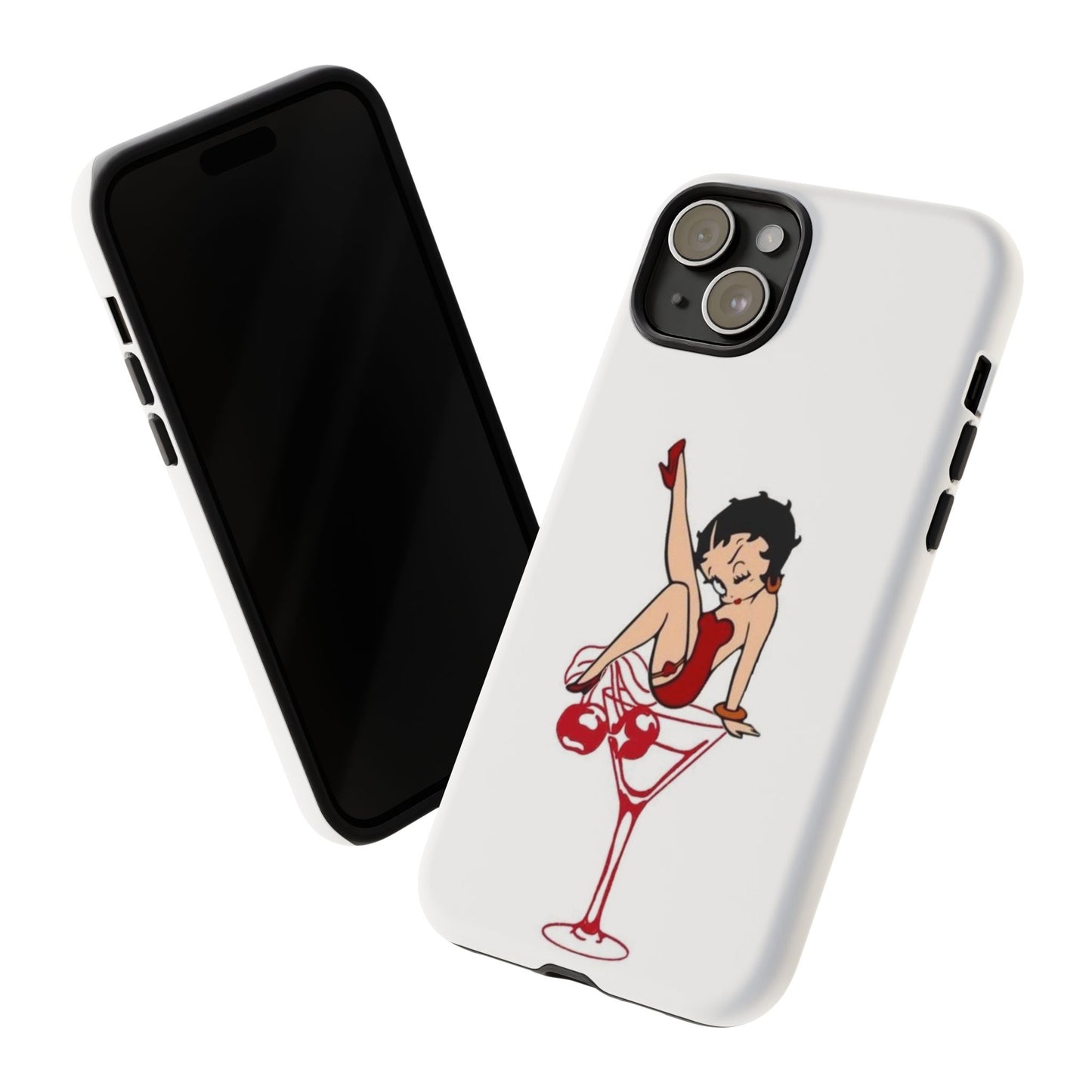 Betty Boop Martini Phone Case - Stylish Tough Cases for Fun Lovers