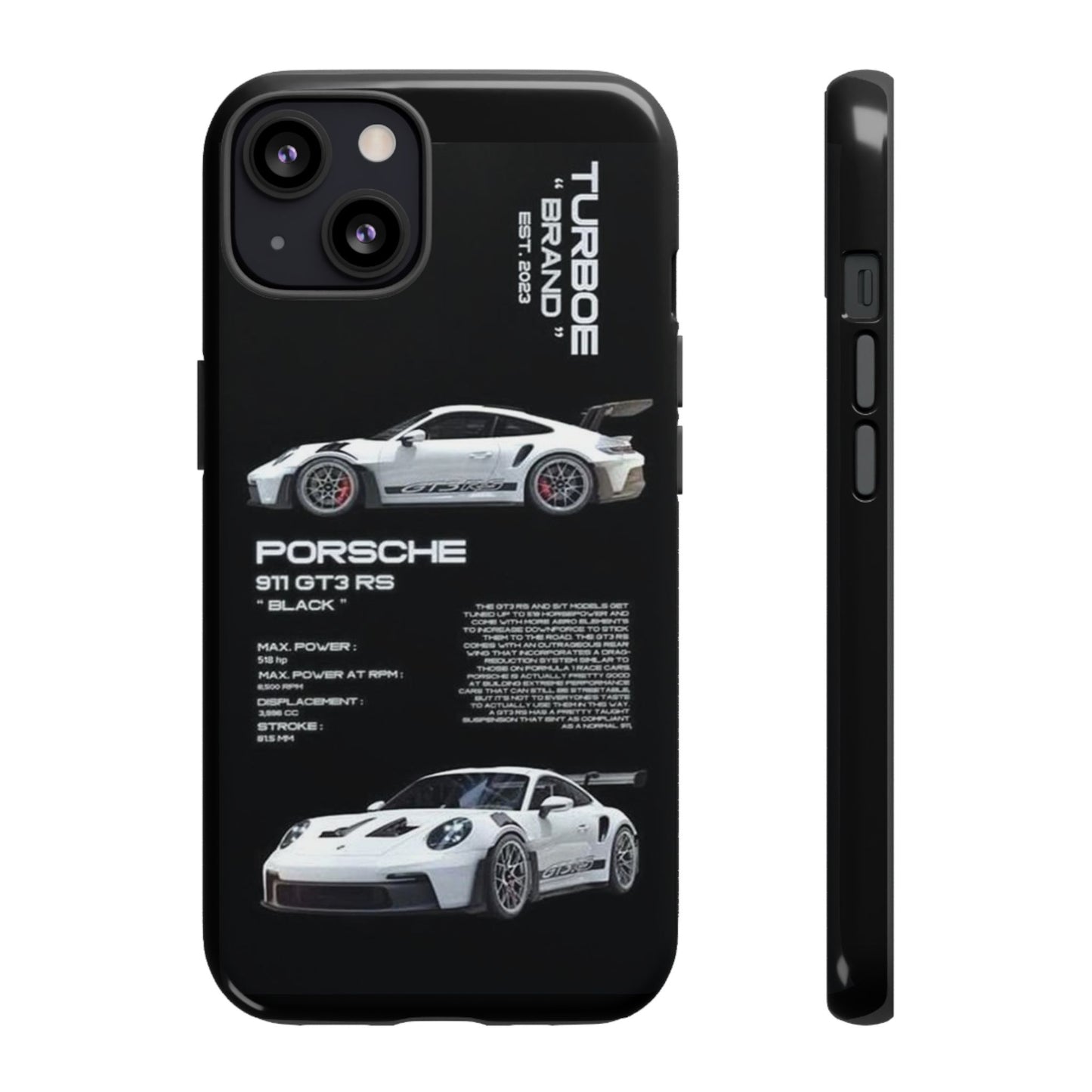 Porsche Phone Case, Tough Car Case, Automotive Gift, Racing Enthusiast Accessory, Stylish Smartphone Protection