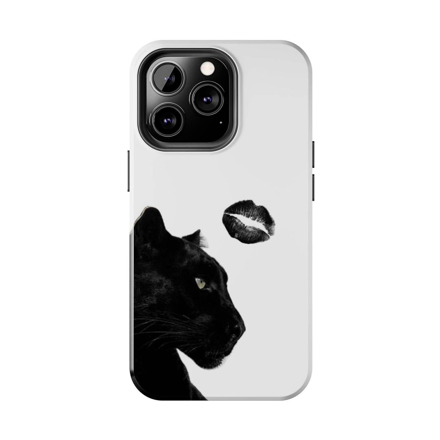 Elegant Panther Design Tough Phone Case - Stylish Protection for Animal Lovers