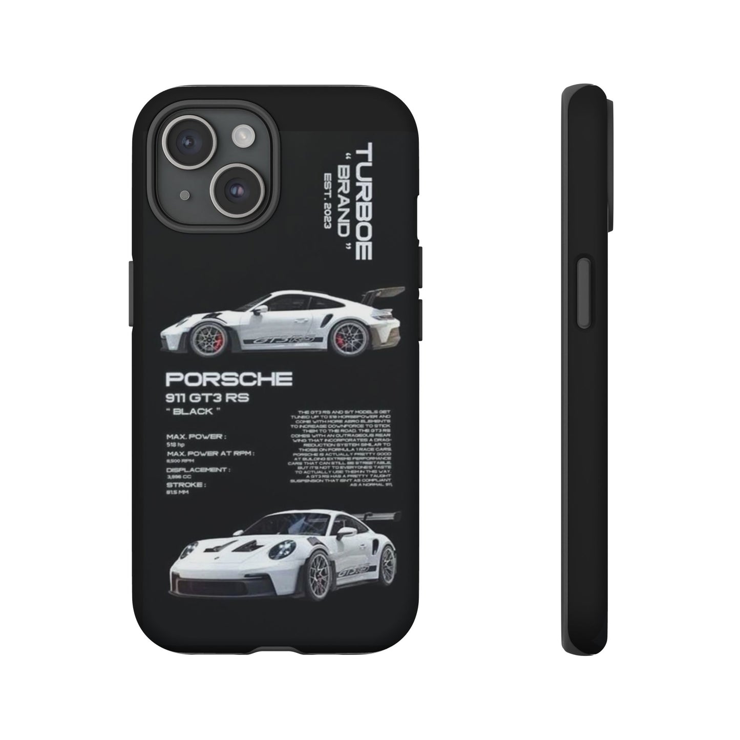 Porsche Phone Case, Tough Car Case, Automotive Gift, Racing Enthusiast Accessory, Stylish Smartphone Protection