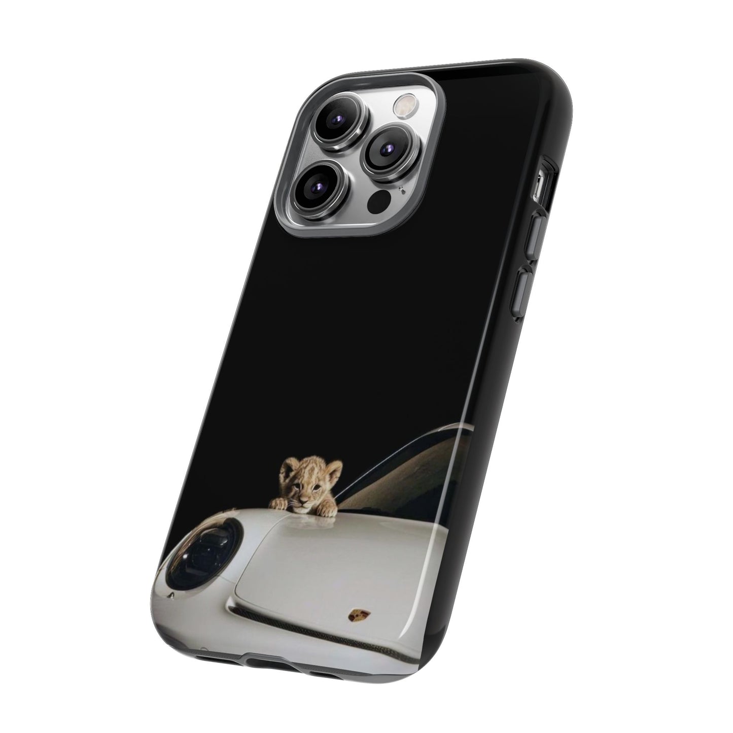 Wildlife-Inspired Phone Case with Lion Cub, Perfect Gift for Animal Lovers, Unique Phone Accessory for Car Enthusiasts, Stylish [...]