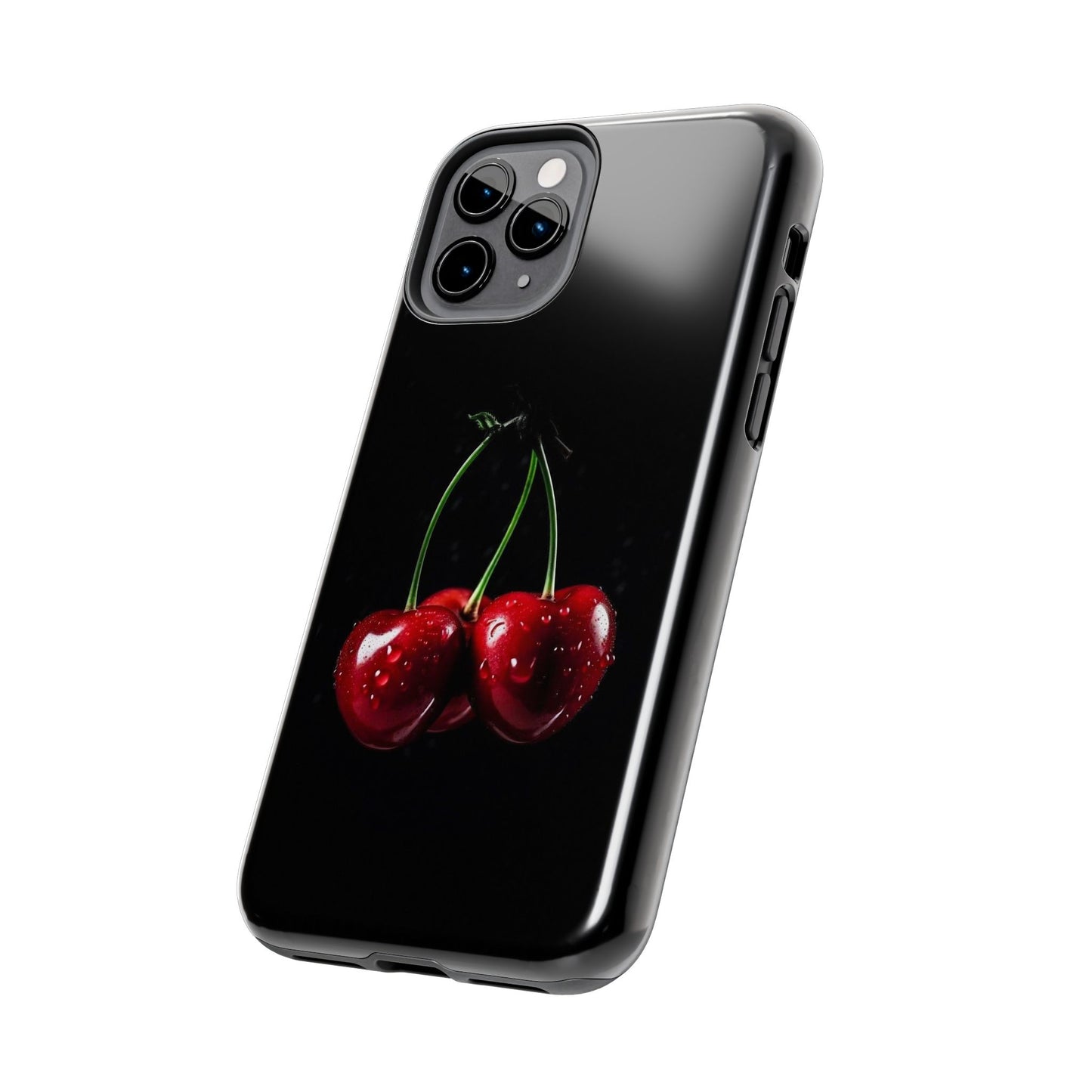 Cherry Splash Tough Phone Case - Durable, Stylish Protection