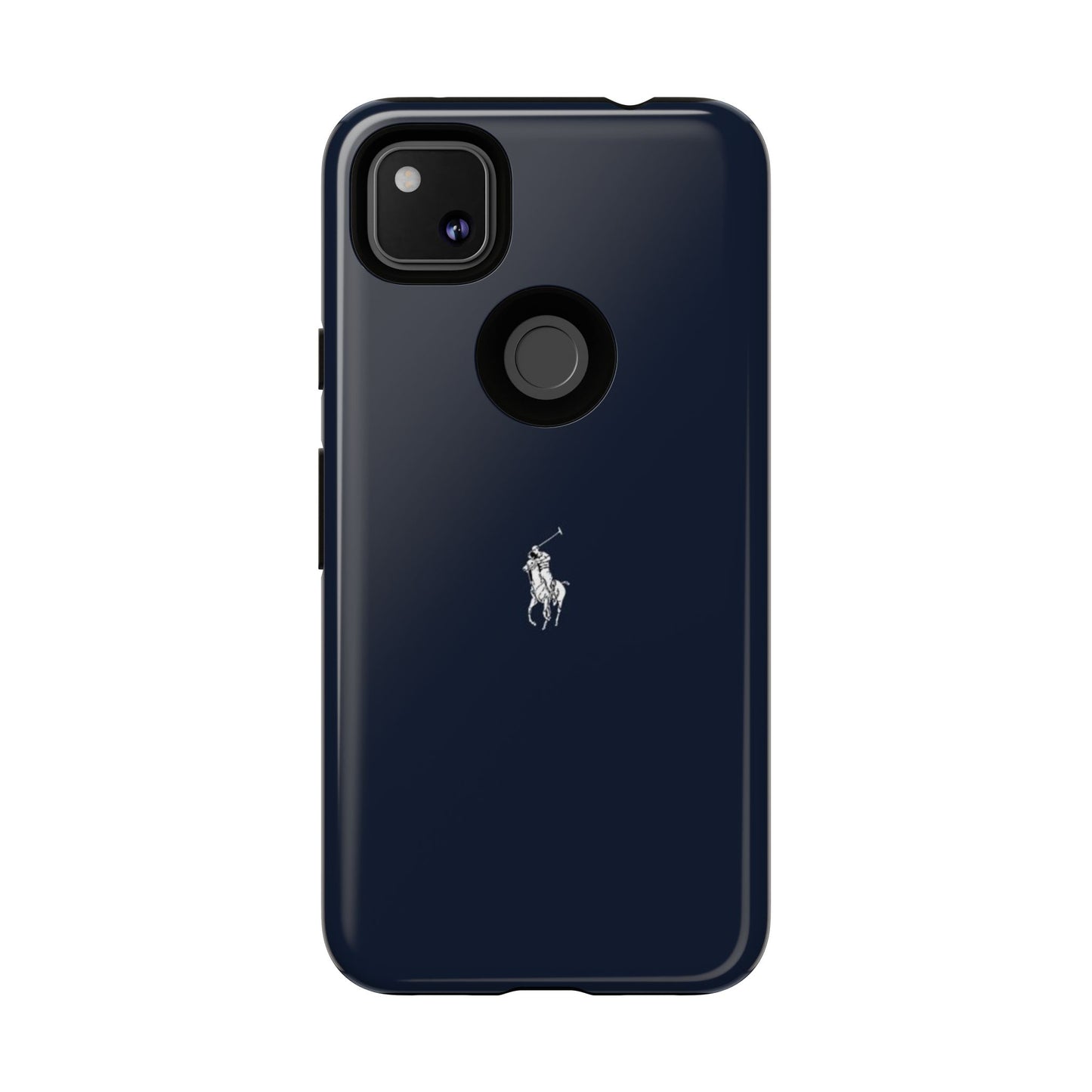 Navy Polo Logo Tough Phone Case — Slim Protective iPhone Cover