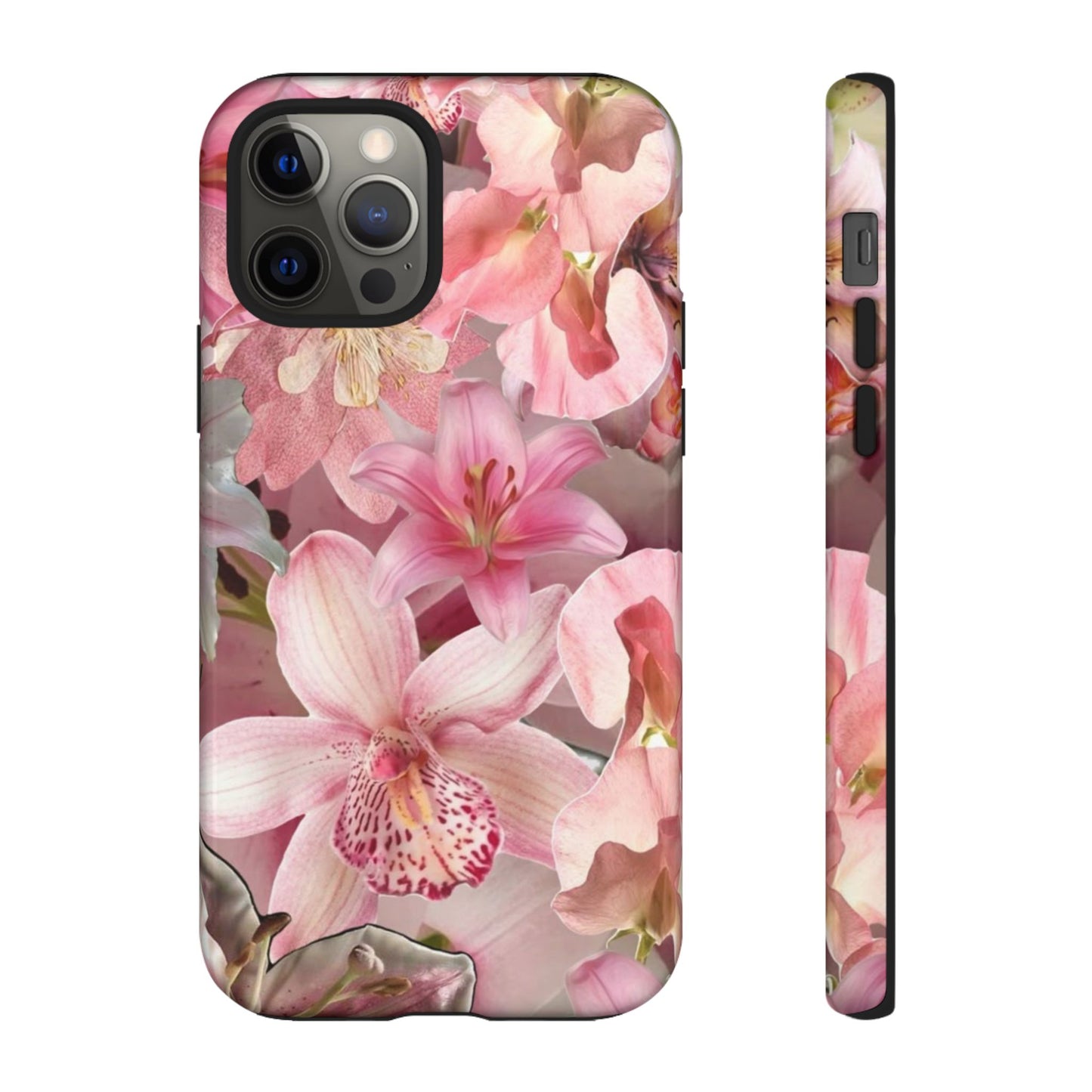 Phone Case - Matte & Glossy Tough Case Lily Flowers