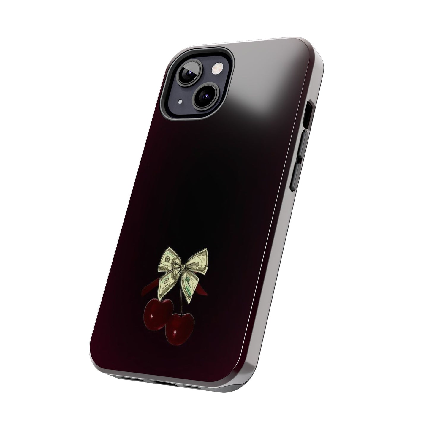 Cherry Bow Tough Phone Case - Stylish & Durable Protection