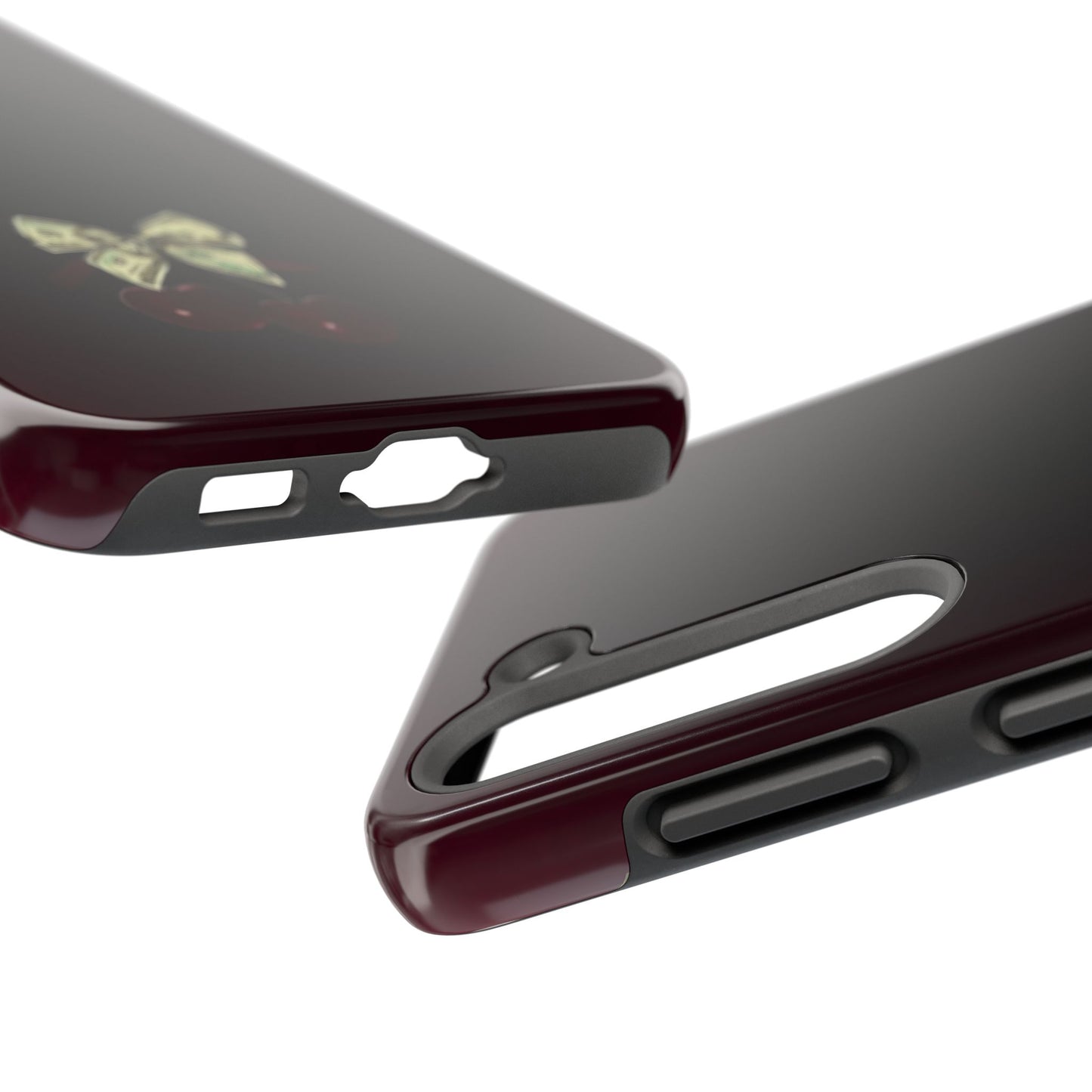 Cherry Bow Tough Phone Case - Stylish & Durable Protection