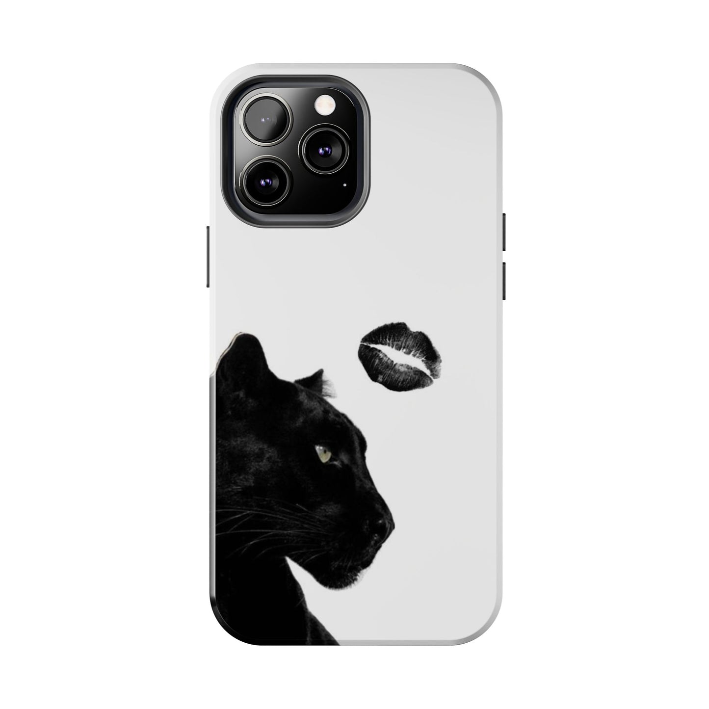 Elegant Panther Design Tough Phone Case - Stylish Protection for Animal Lovers