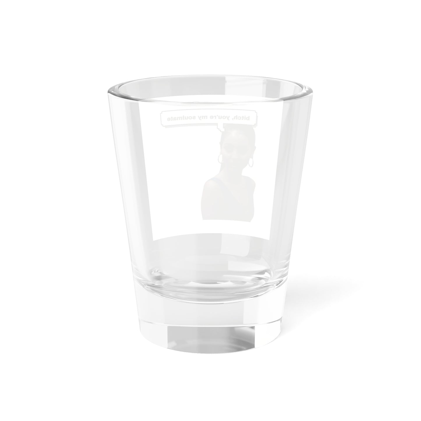Soulmate Shot Glass, Funny Barware Gift, Party Favor, Unique Wedding Keepsake, Bachelorette Souvenir
