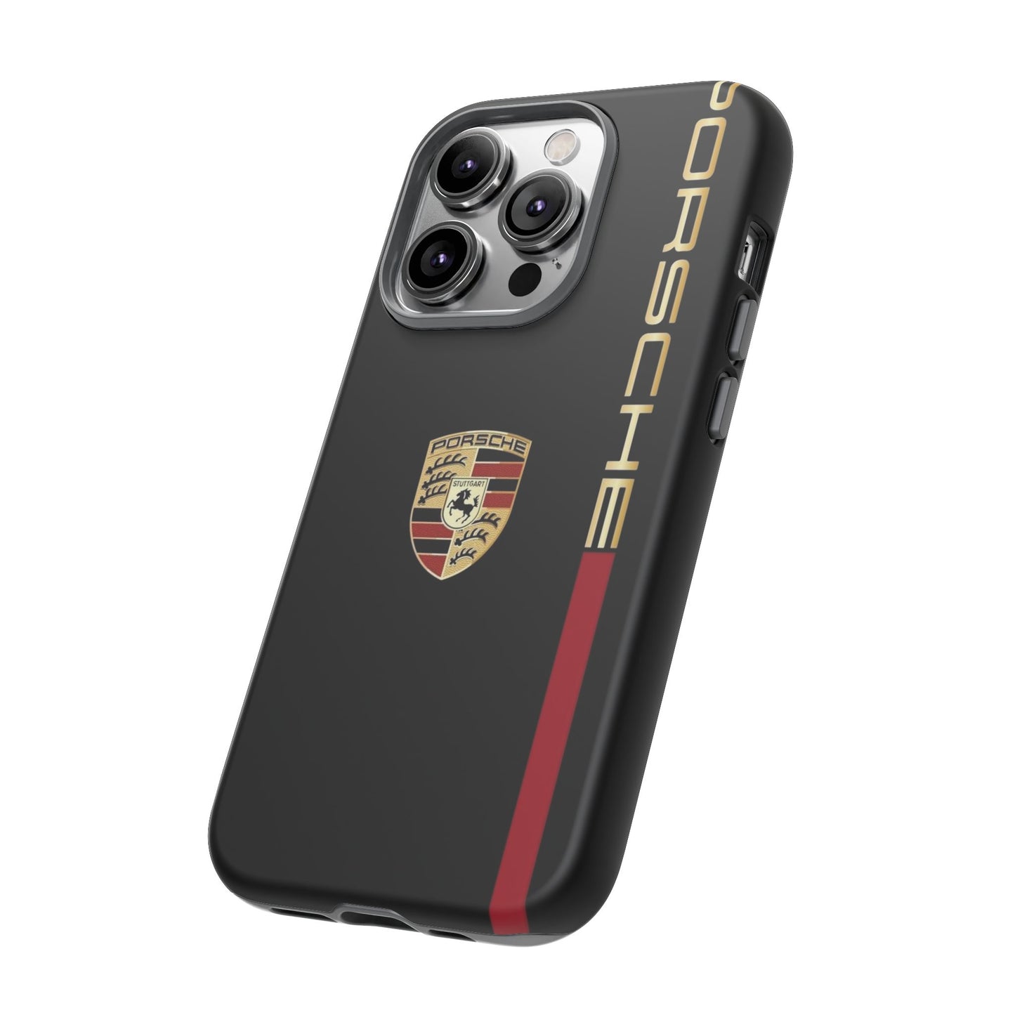 Porsche Tough Phone Case, Durable Car Lover Accessory, Protective Cover, Gift for Auto Enthusiasts, Racing Themed Phone Accessory