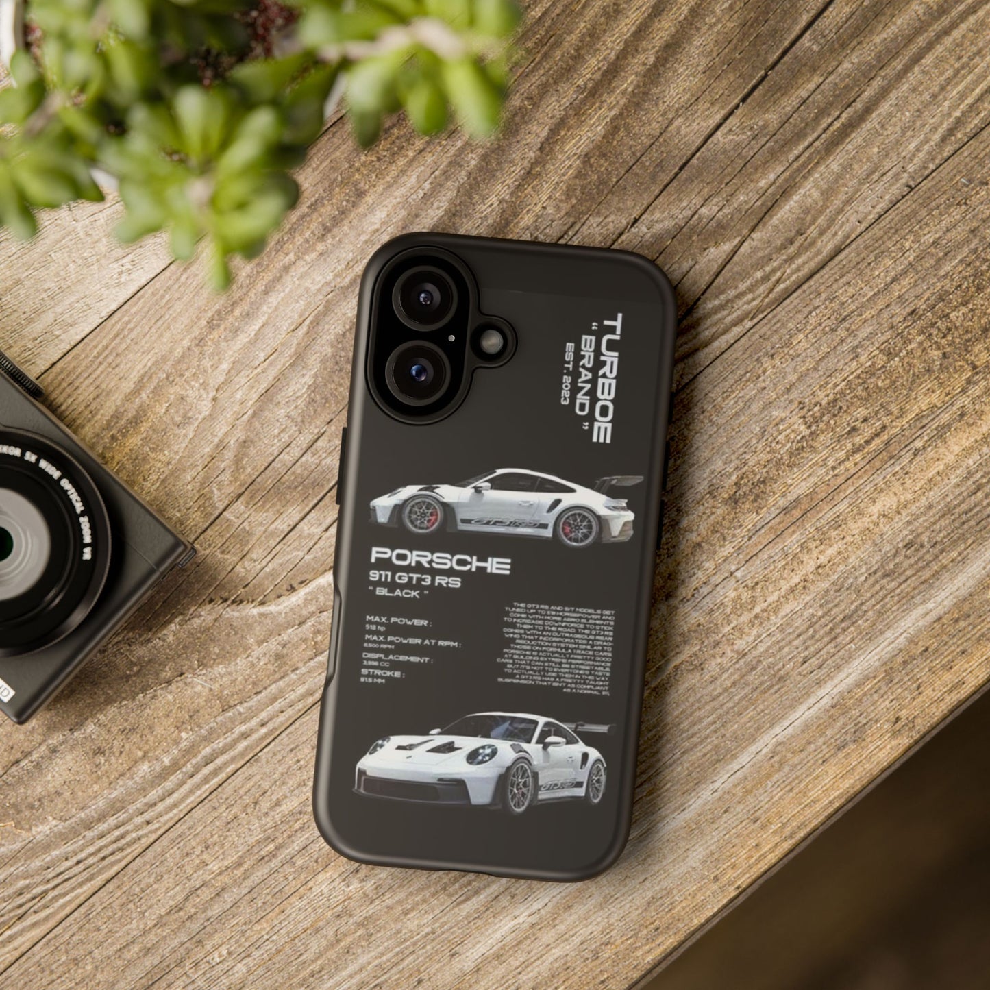 Porsche Phone Case, Tough Car Case, Automotive Gift, Racing Enthusiast Accessory, Stylish Smartphone Protection