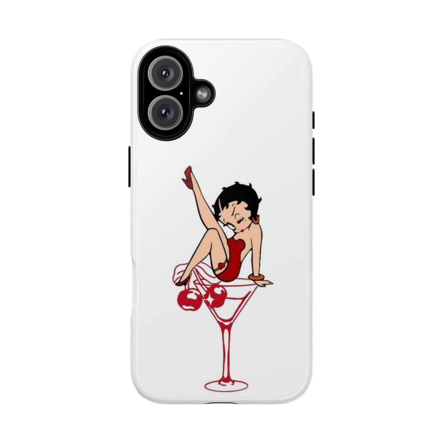 Betty Boop Martini Phone Case - Stylish Tough Cases for Fun Lovers