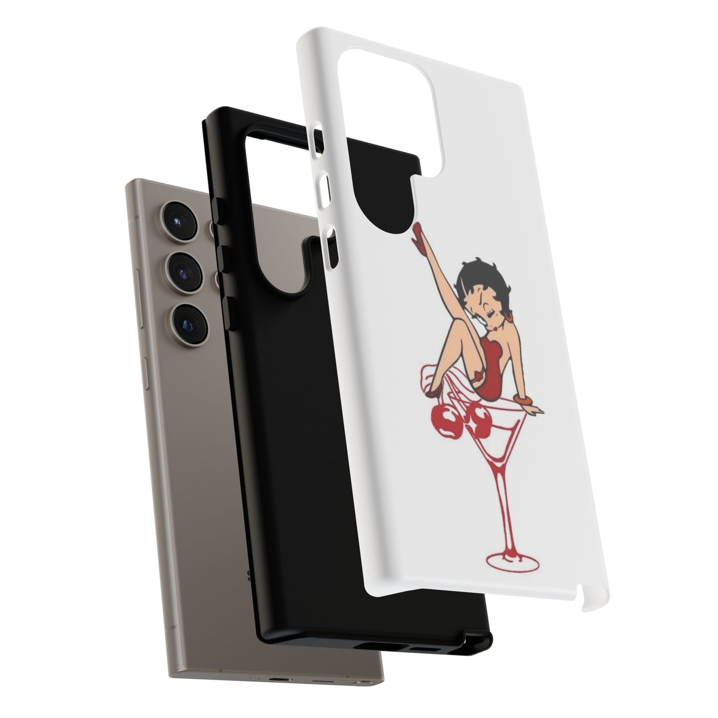Betty Boop Martini Phone Case - Stylish Tough Cases for Fun Lovers