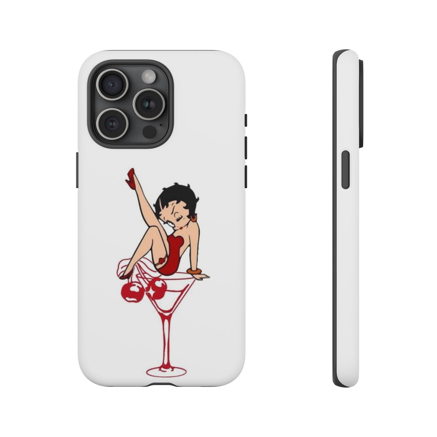 Betty Boop Martini Phone Case - Stylish Tough Cases for Fun Lovers