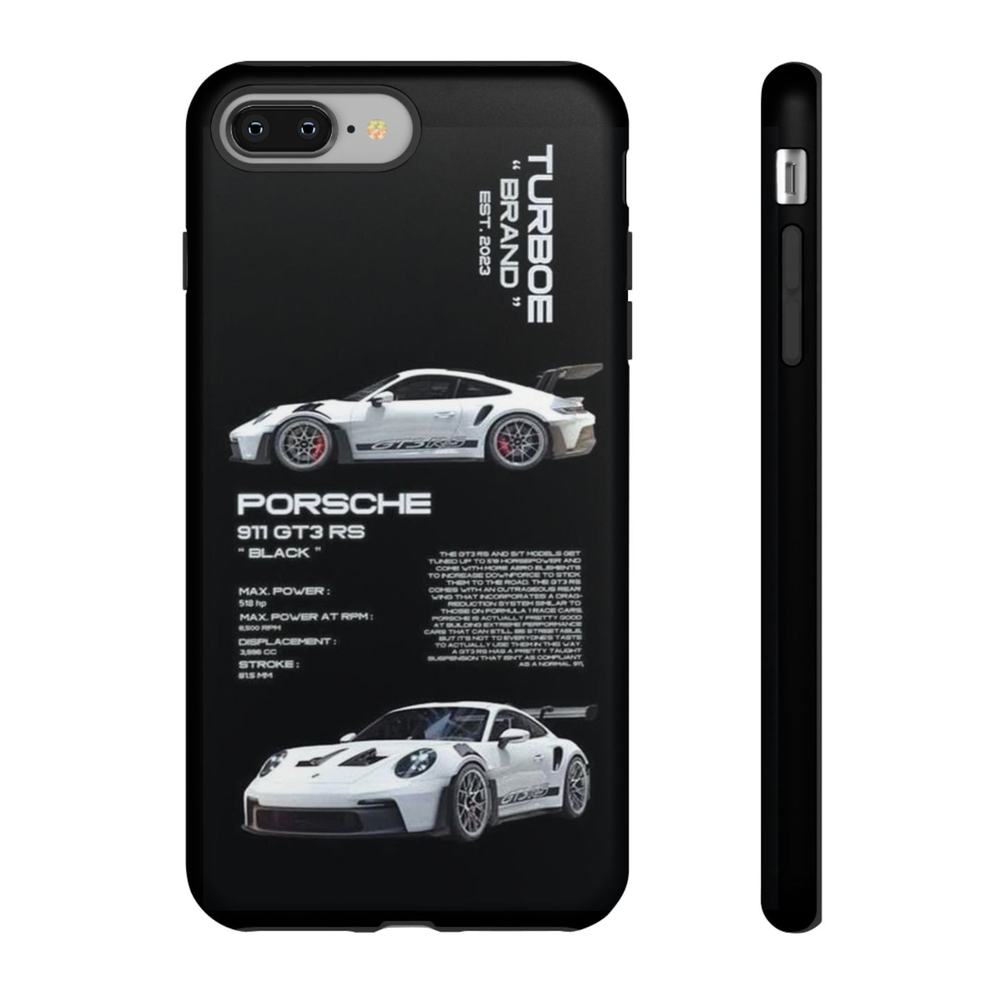 Porsche Phone Case, Tough Car Case, Automotive Gift, Racing Enthusiast Accessory, Stylish Smartphone Protection