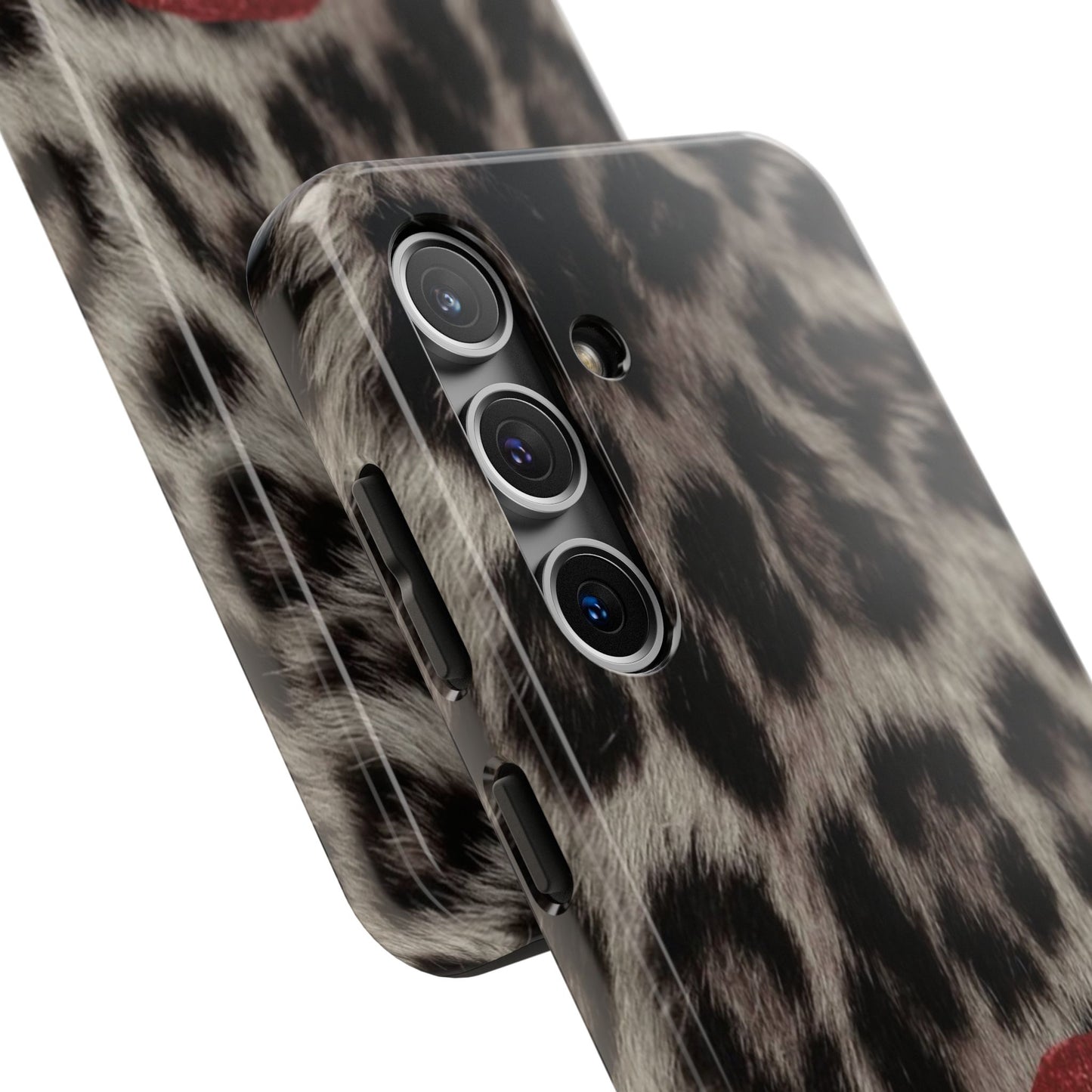 Wild Kiss Leopard Print Phone Case - Tough, Stylish Protection for Trendsetters