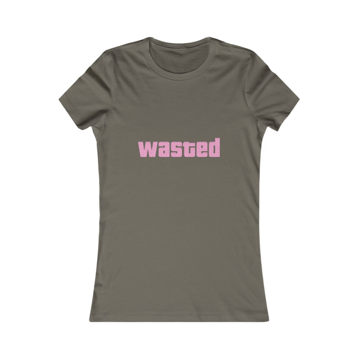 Wasted Women's Tee, Casual Wear, Funny Shirt, Gift for Her, Weekend Vibes, Party Attire