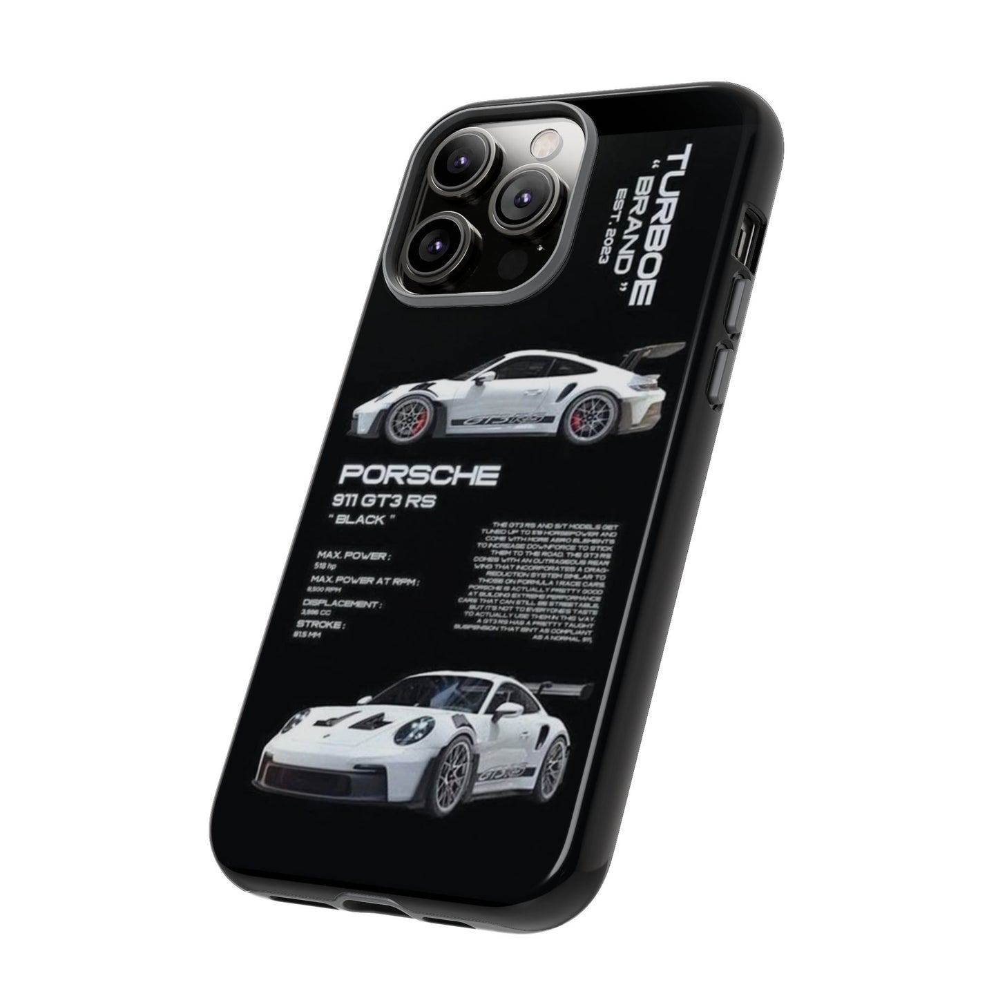Porsche Phone Case, Tough Car Case, Automotive Gift, Racing Enthusiast Accessory, Stylish Smartphone Protection