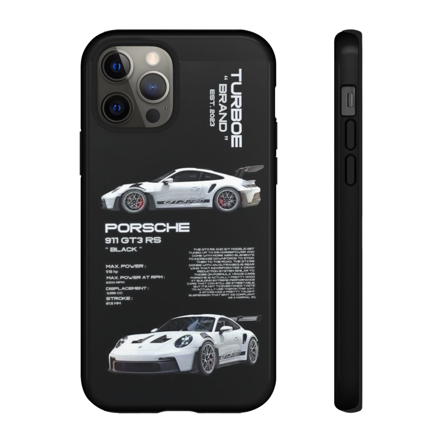 Porsche Phone Case, Tough Car Case, Automotive Gift, Racing Enthusiast Accessory, Stylish Smartphone Protection