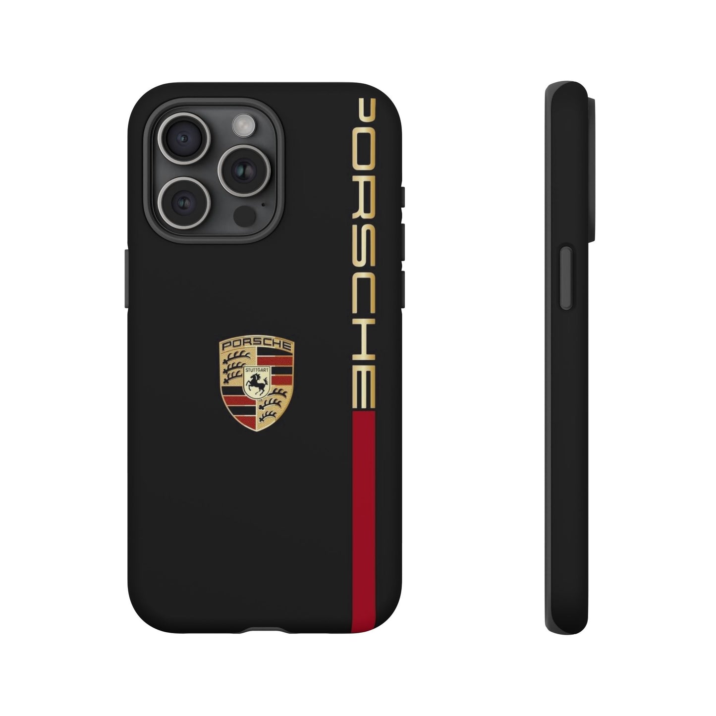 Porsche Tough Phone Case, Durable Car Lover Accessory, Protective Cover, Gift for Auto Enthusiasts, Racing Themed Phone Accessory