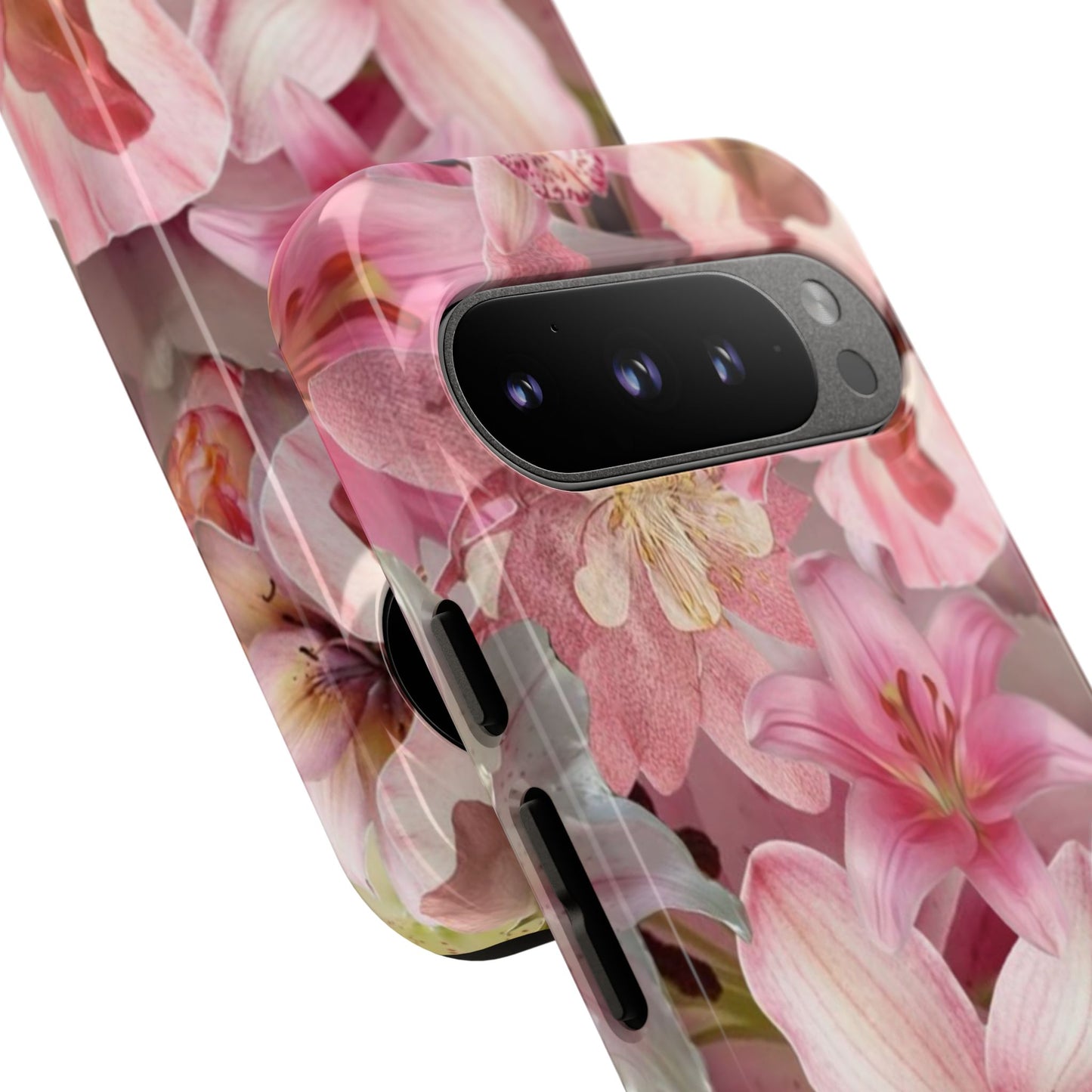 Phone Case - Matte & Glossy Tough Case Lily Flowers