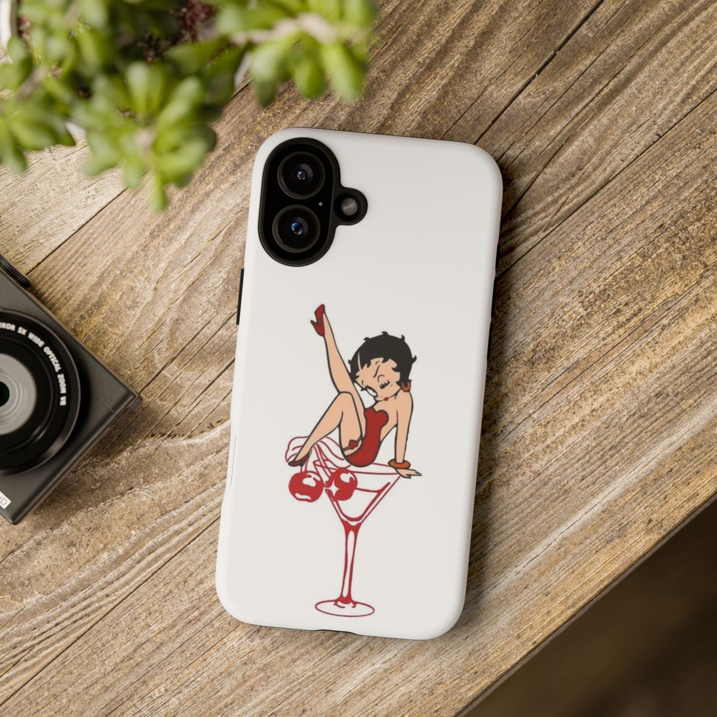 Betty Boop Martini Phone Case - Stylish Tough Cases for Fun Lovers