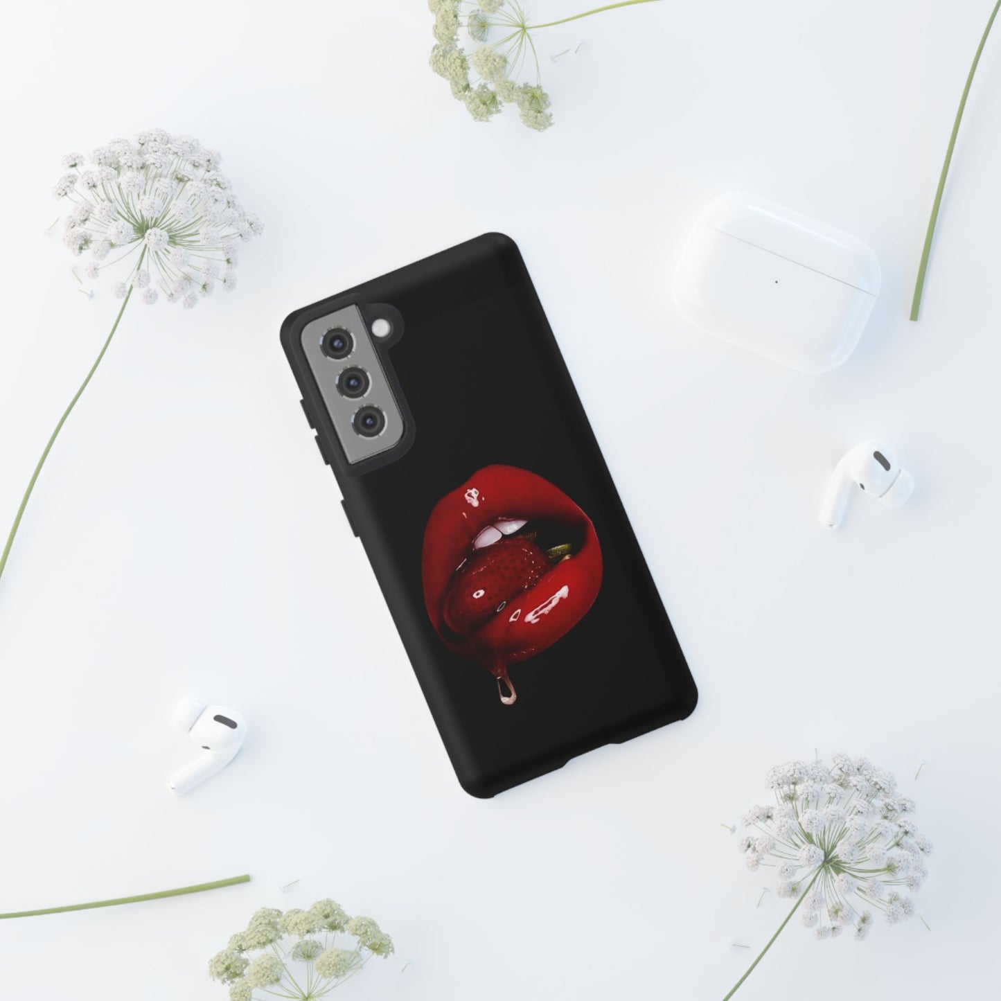 Sleek Phone Case featuring Bold Lip Design, Tough Cases, Stylish Tech Accessories, Unique Gift for Her, Modern Phone Covers, Artful [...]