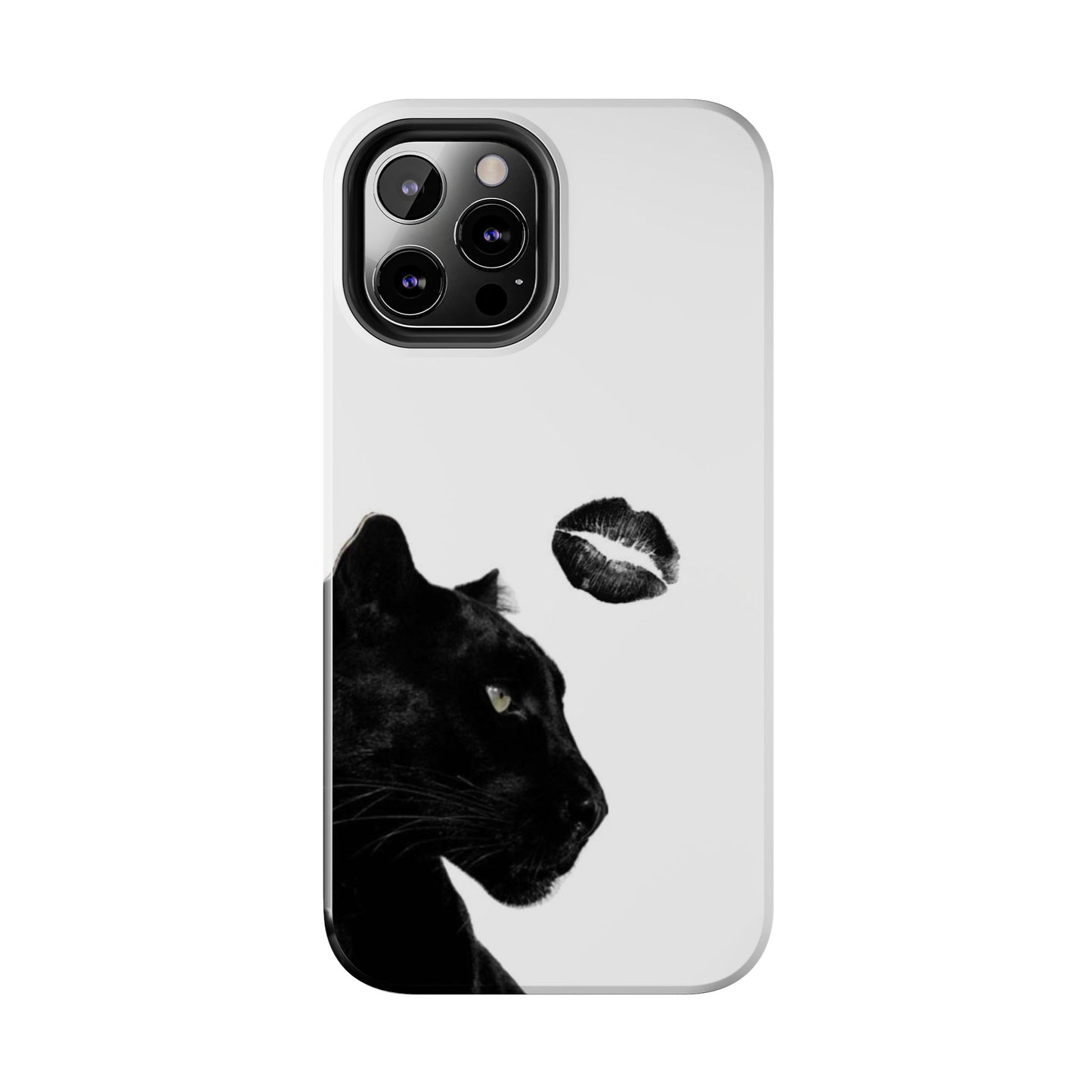 Elegant Panther Design Tough Phone Case - Stylish Protection for Animal Lovers
