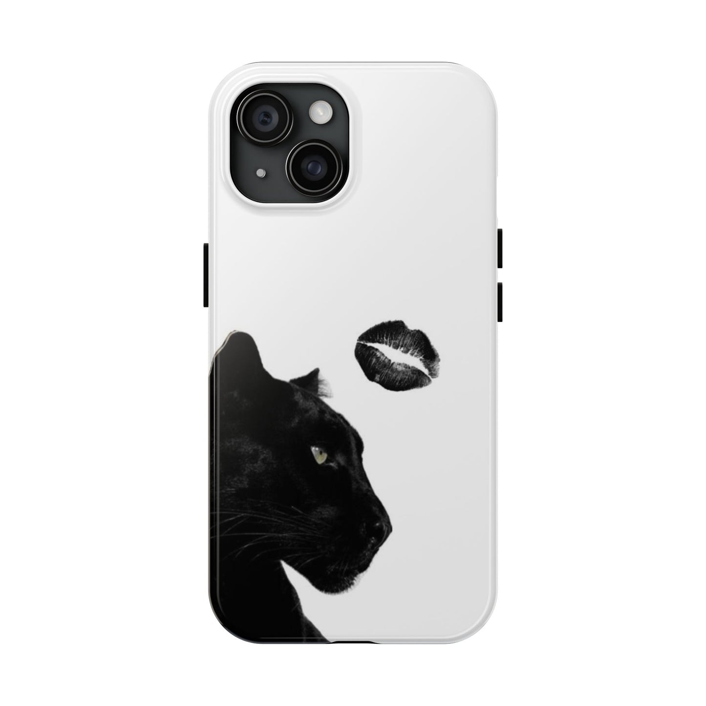 Elegant Panther Design Tough Phone Case - Stylish Protection for Animal Lovers