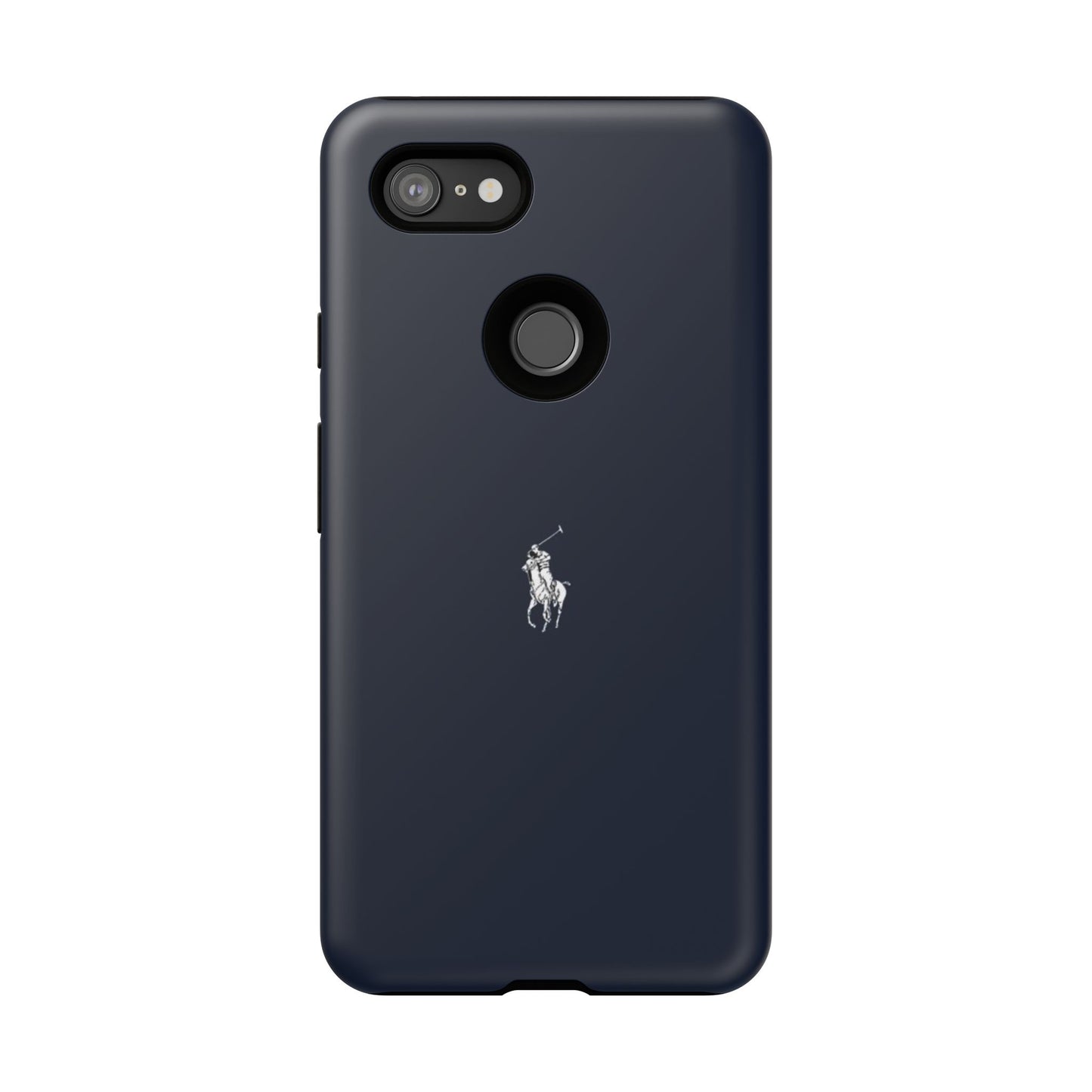 Navy Polo Logo Tough Phone Case — Slim Protective iPhone Cover