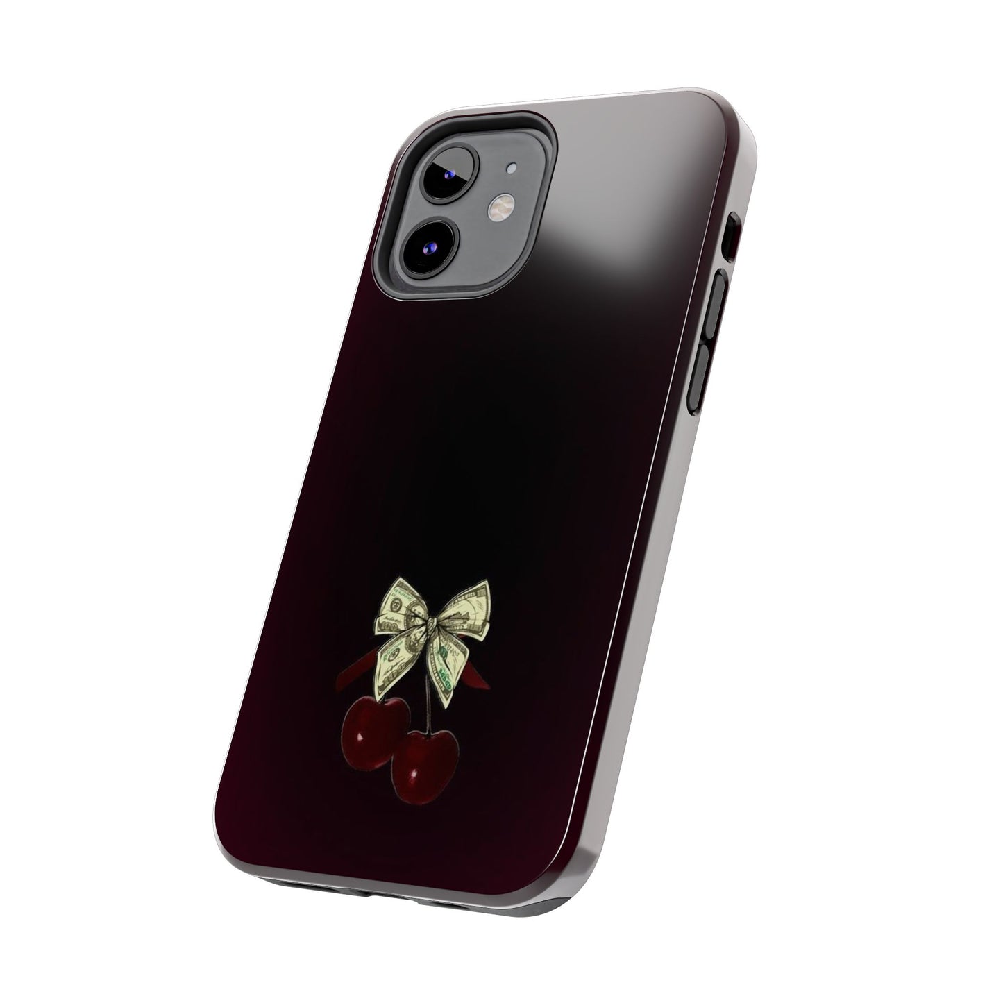 Cherry Bow Tough Phone Case - Stylish & Durable Protection