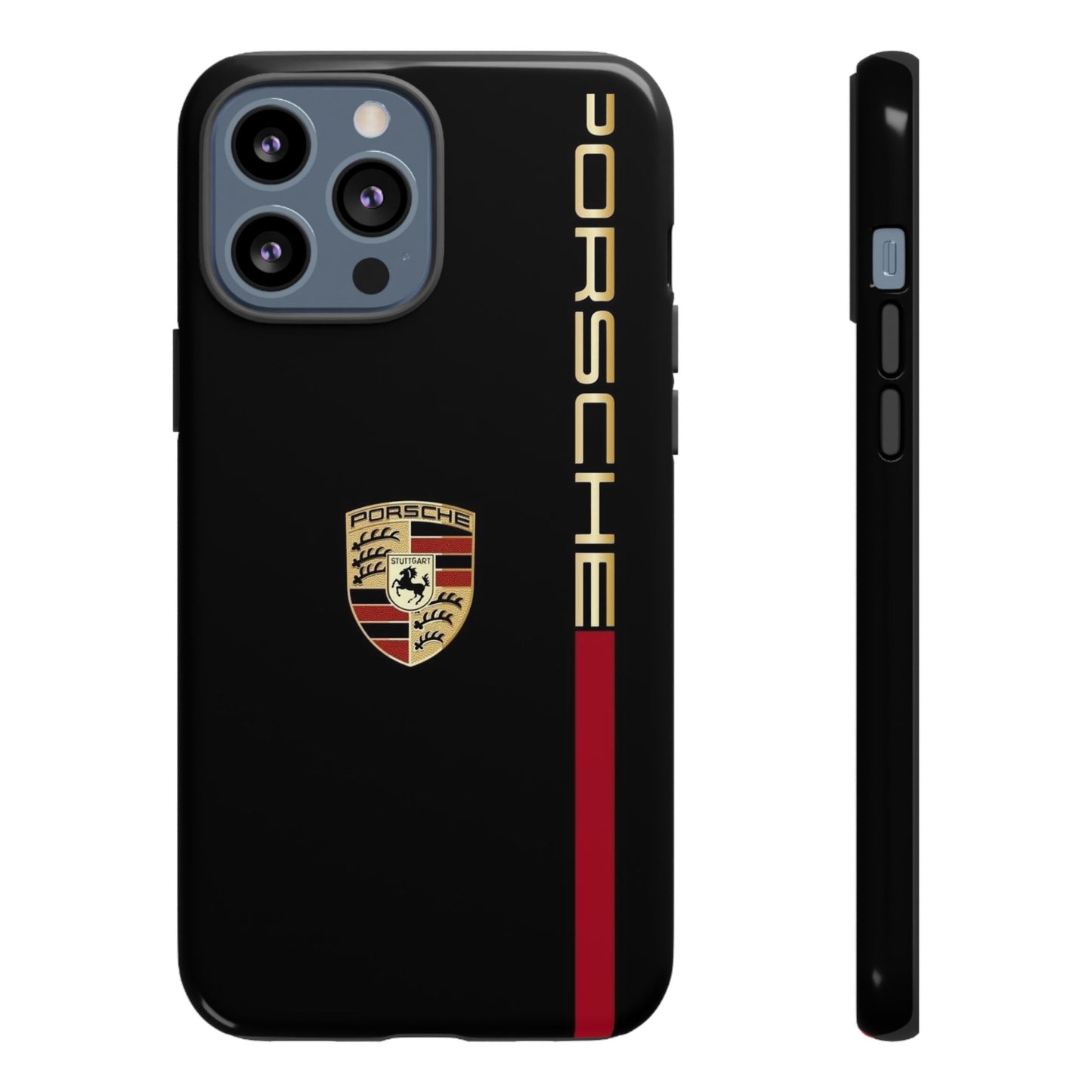 Porsche Tough Phone Case, Durable Car Lover Accessory, Protective Cover, Gift for Auto Enthusiasts, Racing Themed Phone Accessory