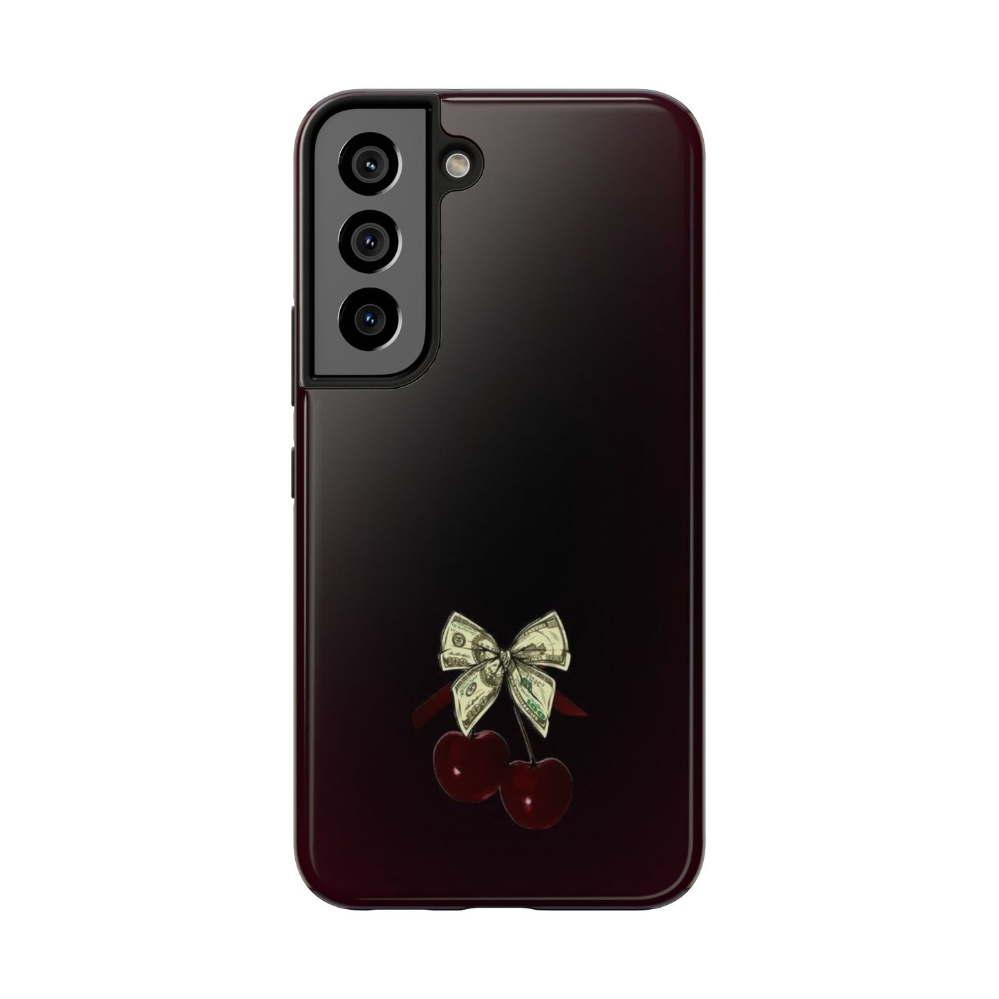 Cherry Bow Tough Phone Case - Stylish & Durable Protection